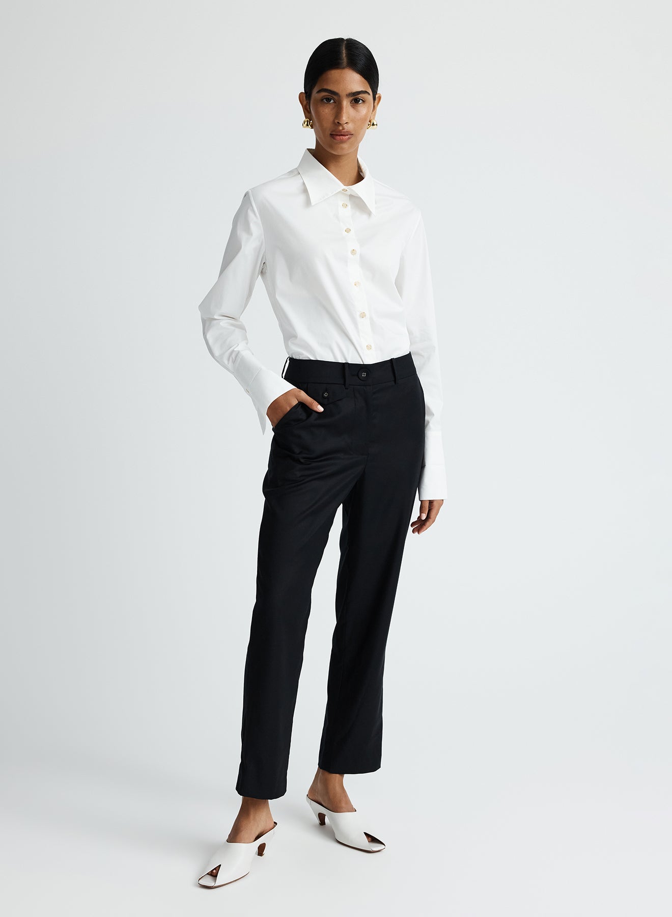 ODESSA SHIRT (SWAN)