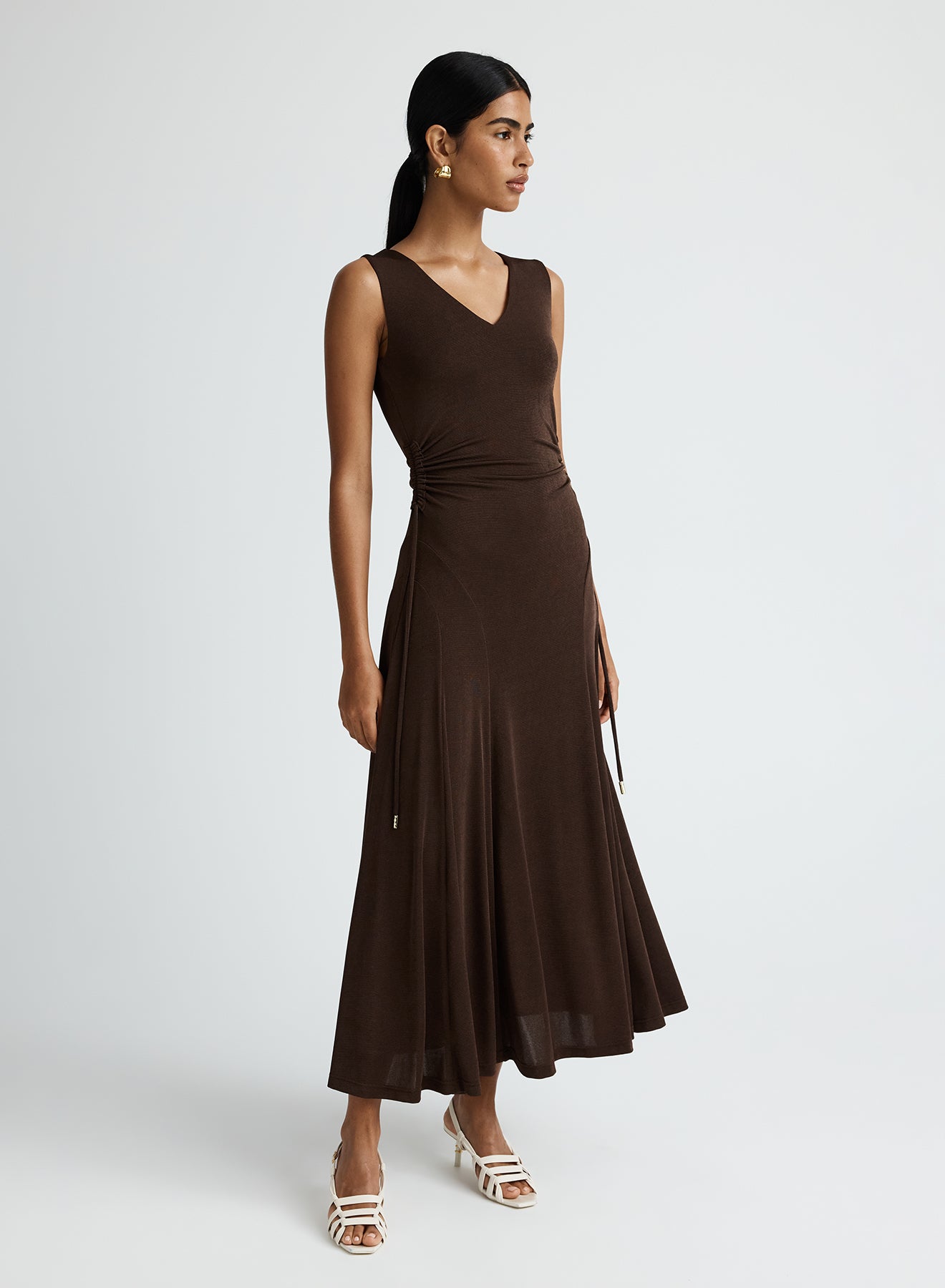 MARIA DRESS (ESPRESSO)