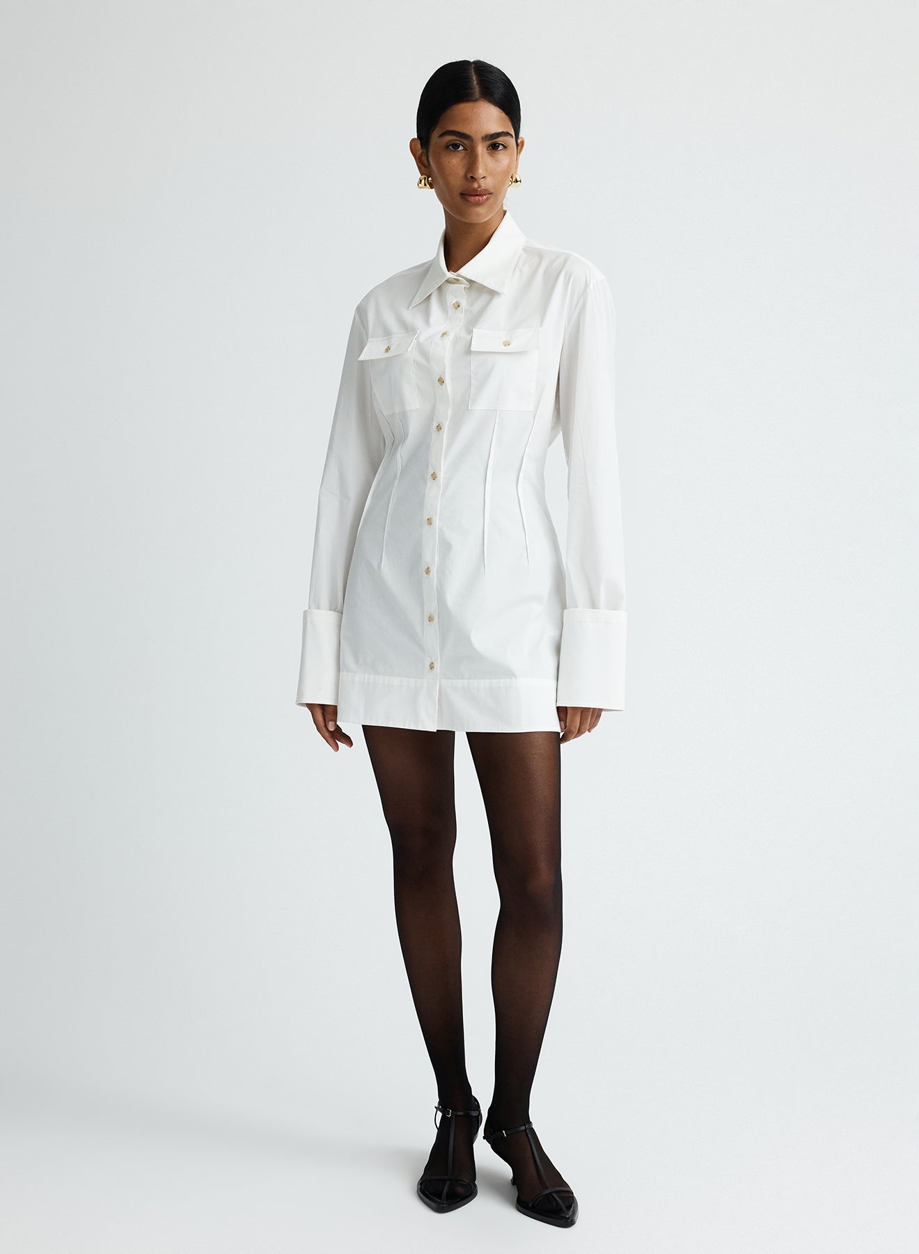 HILLARY DRESS (SWAN)