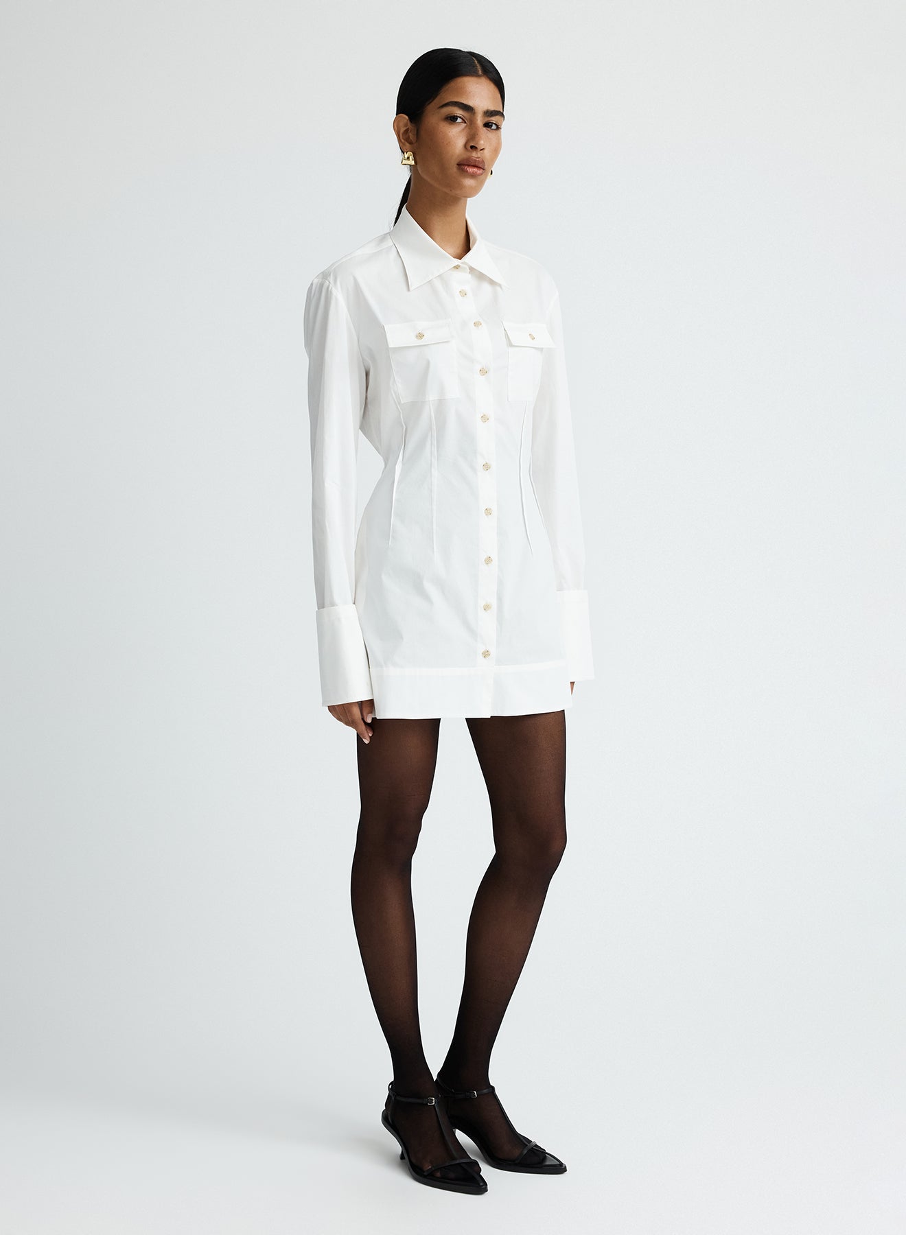 HILLARY DRESS (SWAN)
