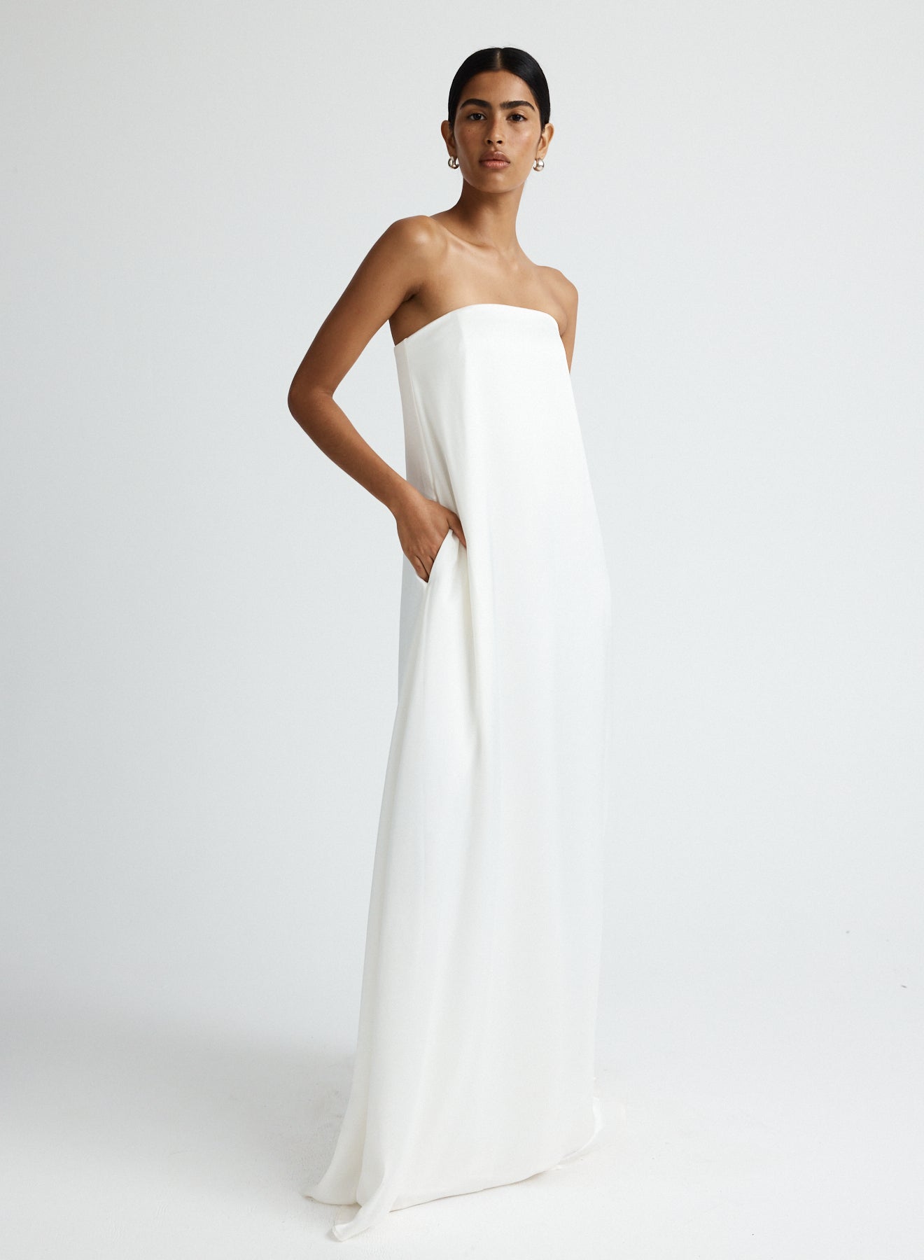 DELFINA DRESS (IVORY)