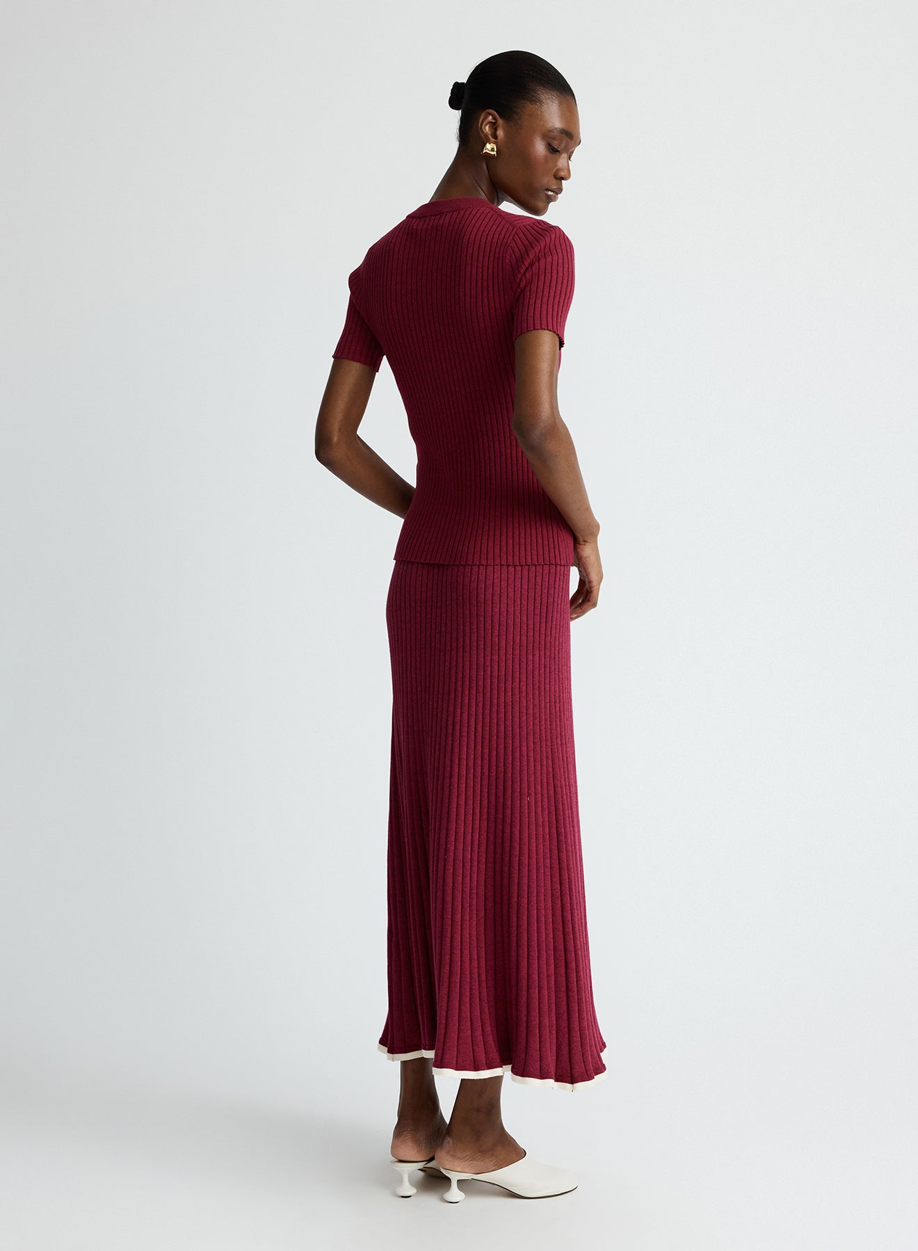 FELICIA SKIRT (CHERRY)