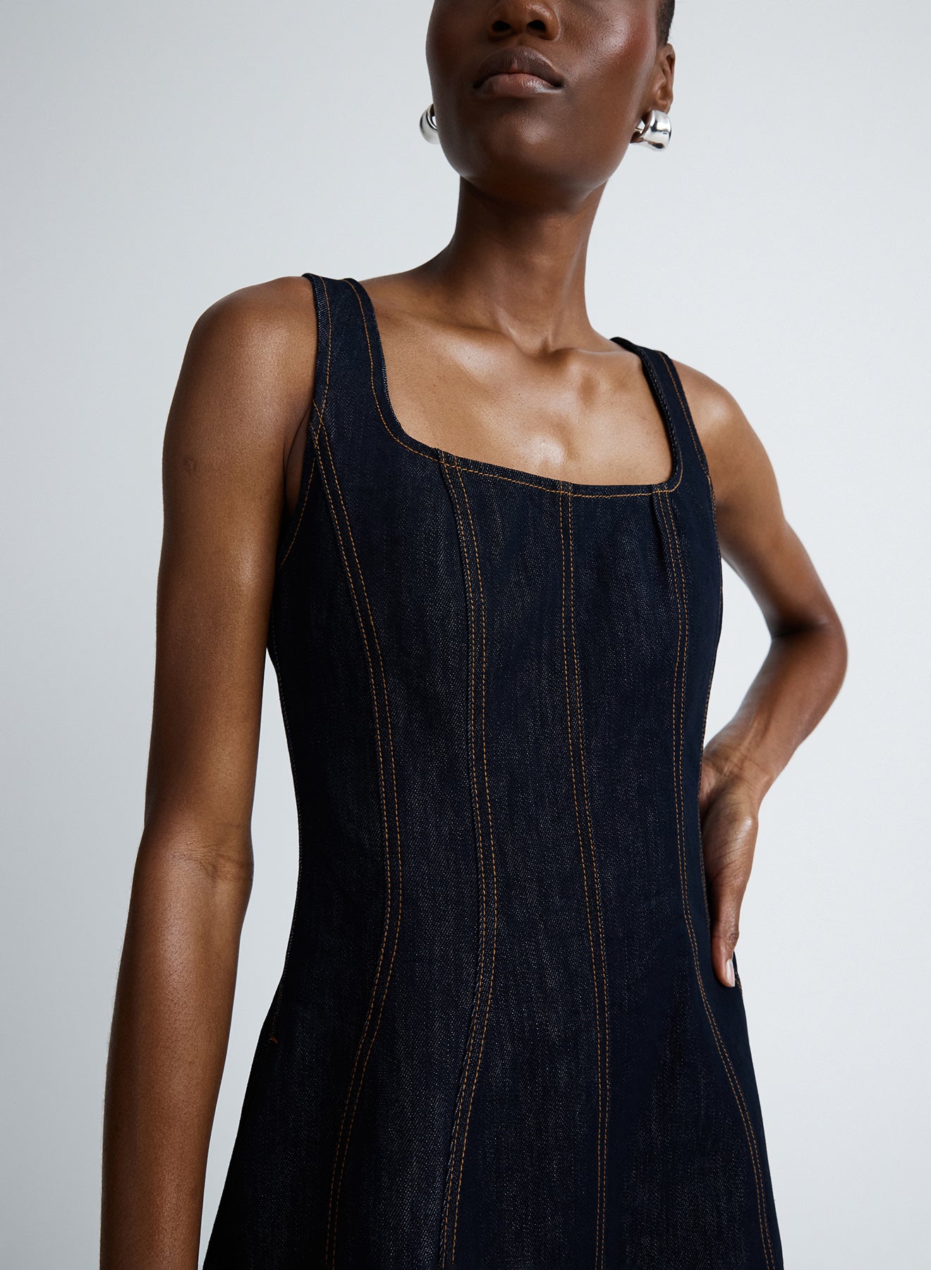 JUSTICE DRESS (DARK INDIGO)