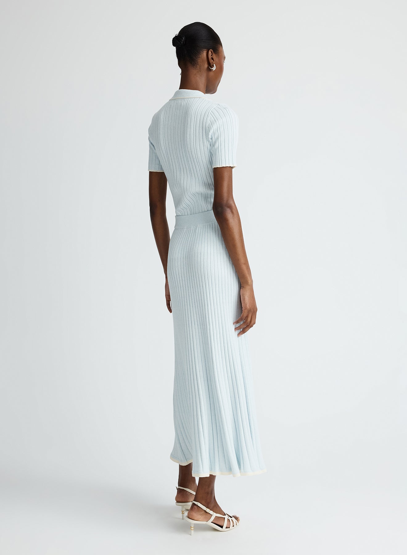 FELICIA SKIRT (GLACIER W/ SILENCE TRIM)