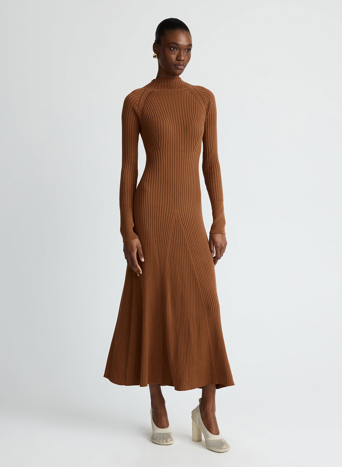 AUBREY DRESS (DARK COCOA)
