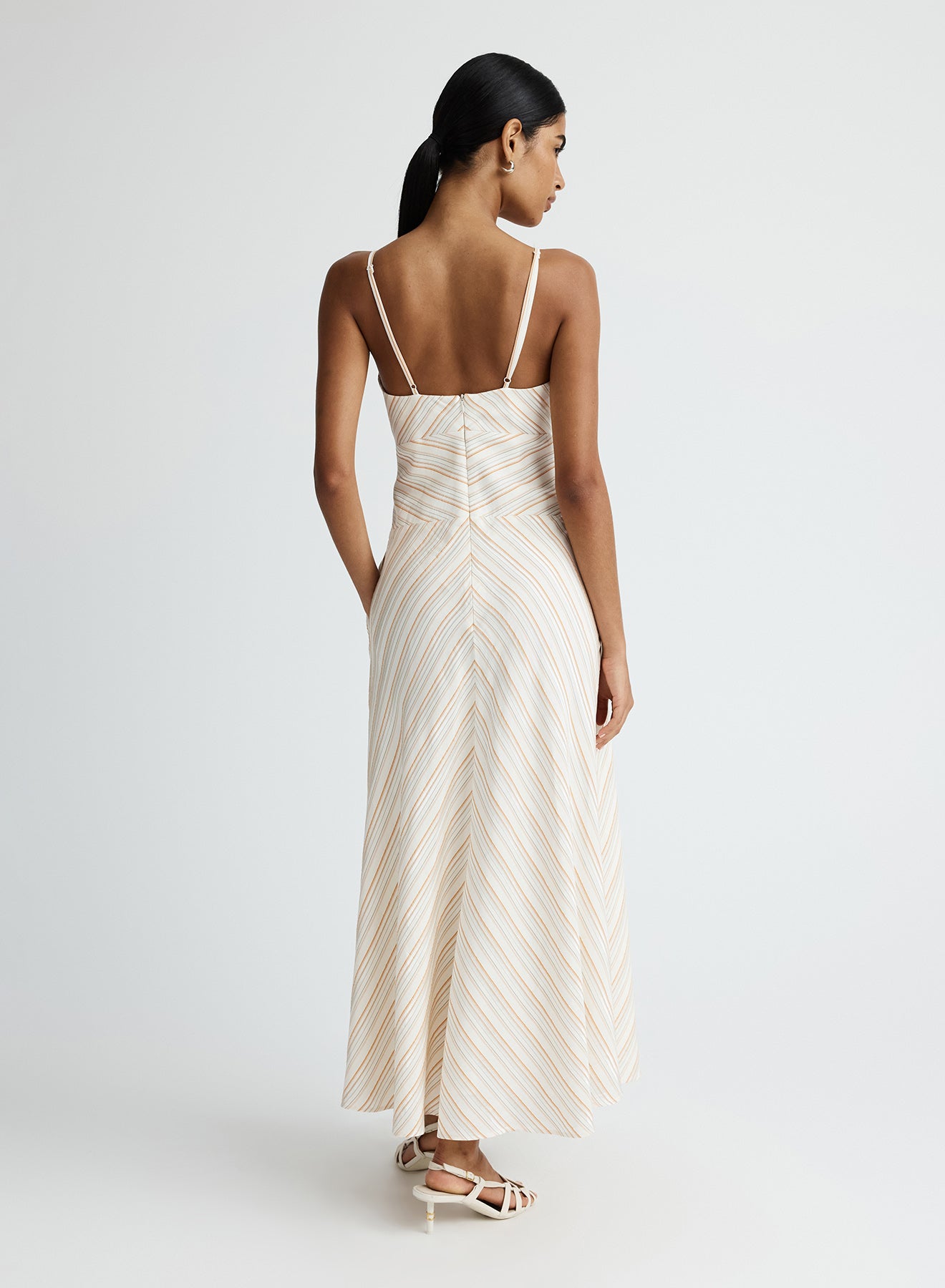 NARA DRESS (RUSSET STRIPE)