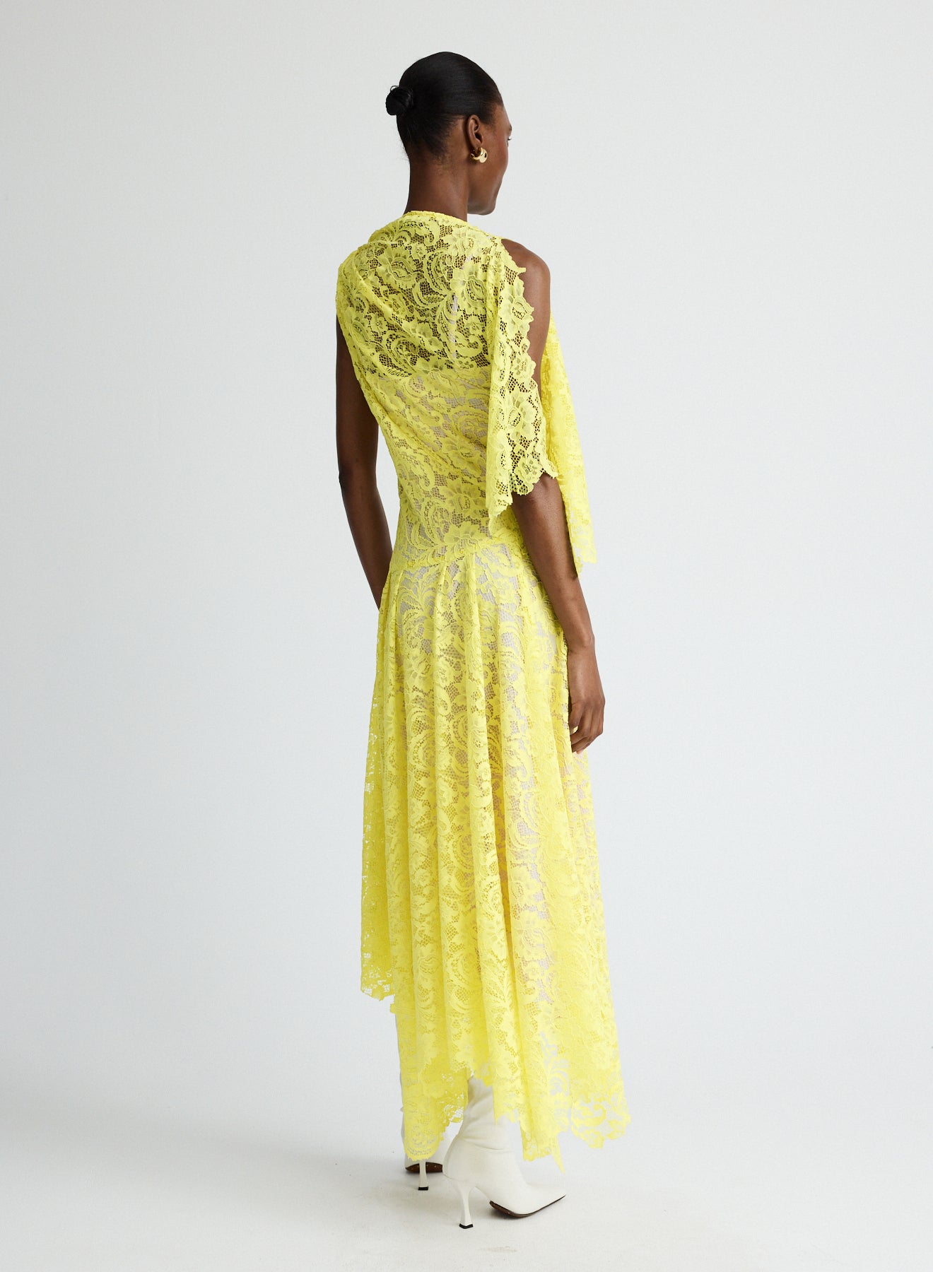 LYDIA DRESS (YELLOW LACE)
