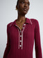 ANGELINA DRESS (CHERRY W/ SILENCE TRIM)
