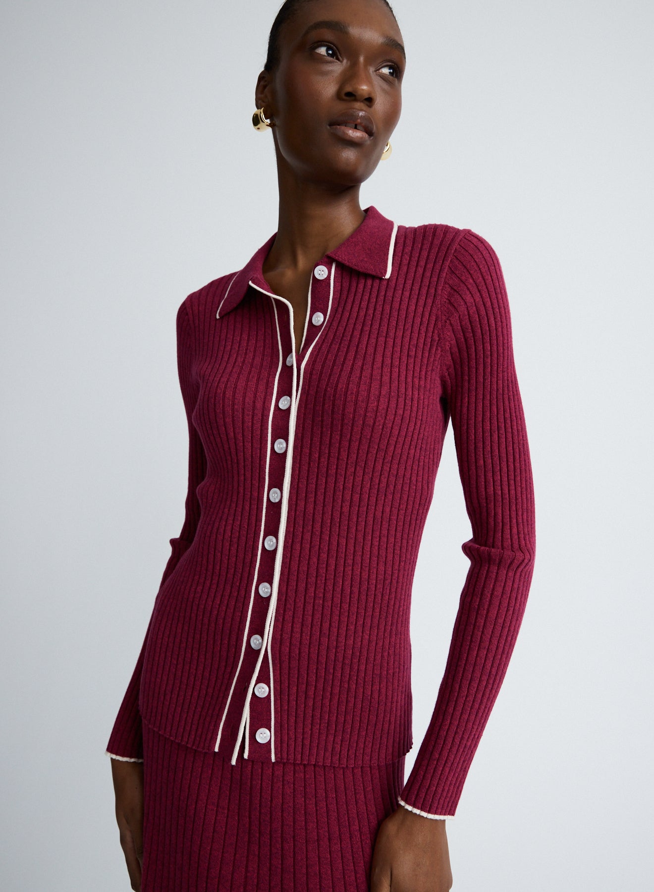 ASHLEN TOP (CHERRY W/ SILENCE TRIM)