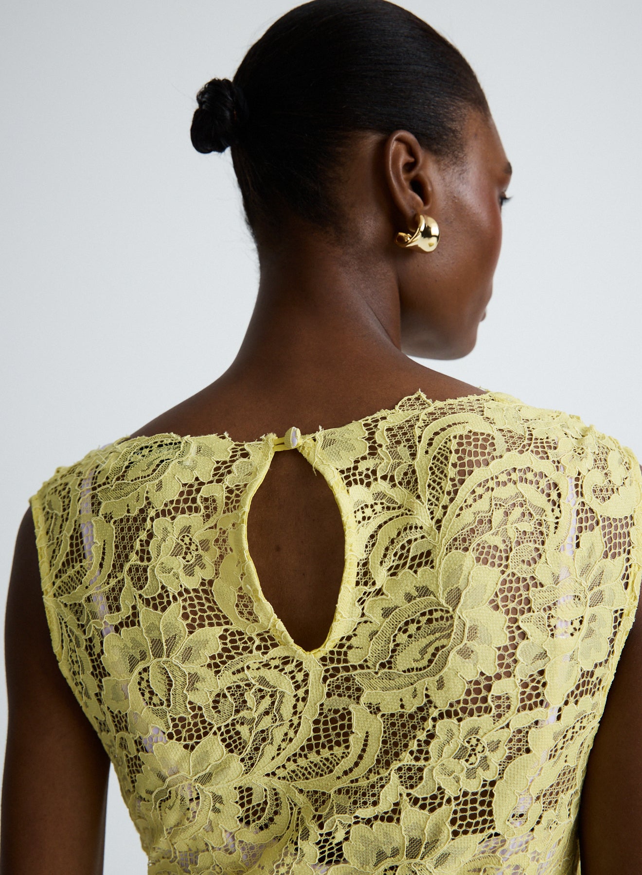 INDI DRESS (YELOW LACE)