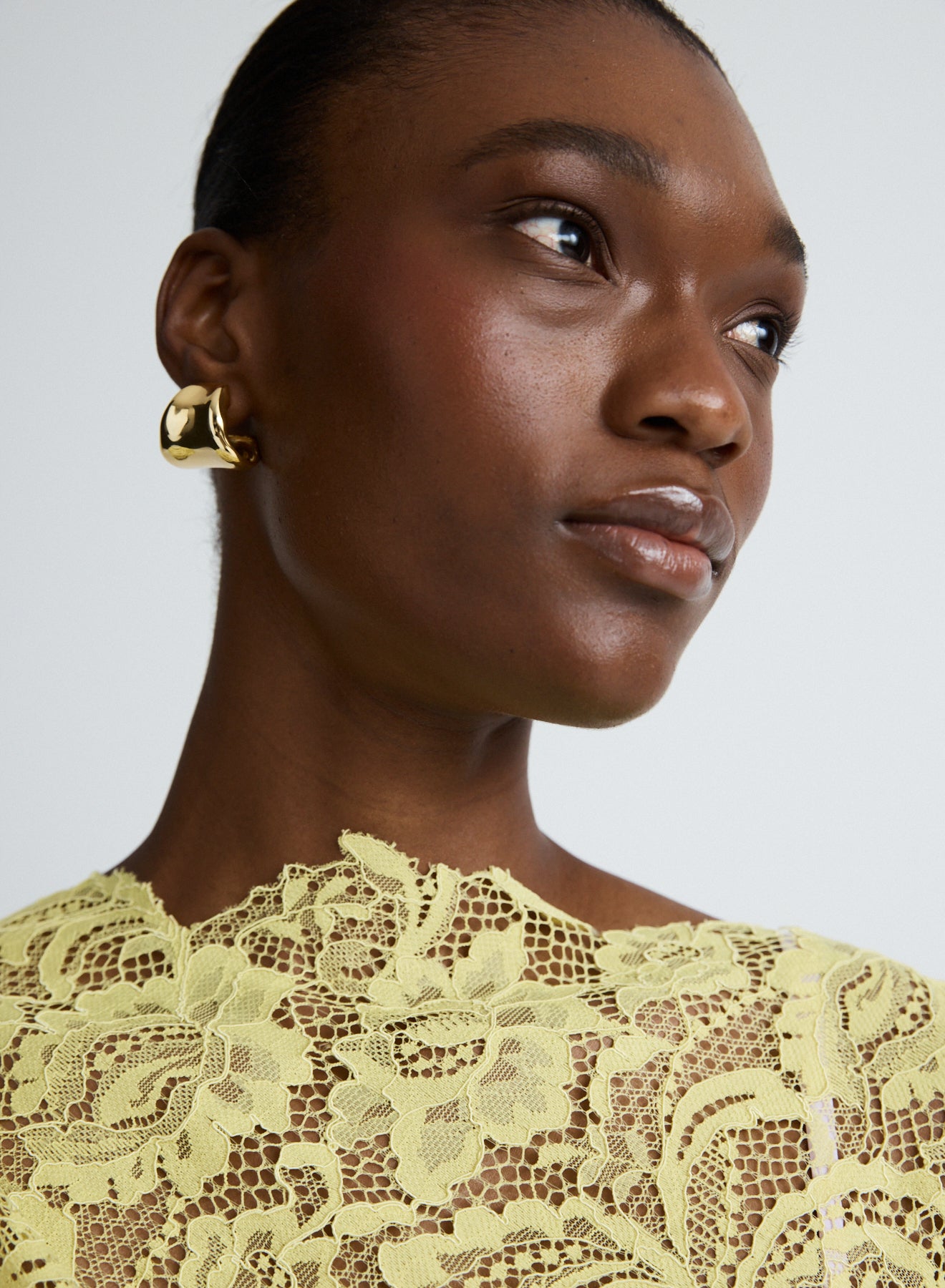 INDI DRESS (YELOW LACE)