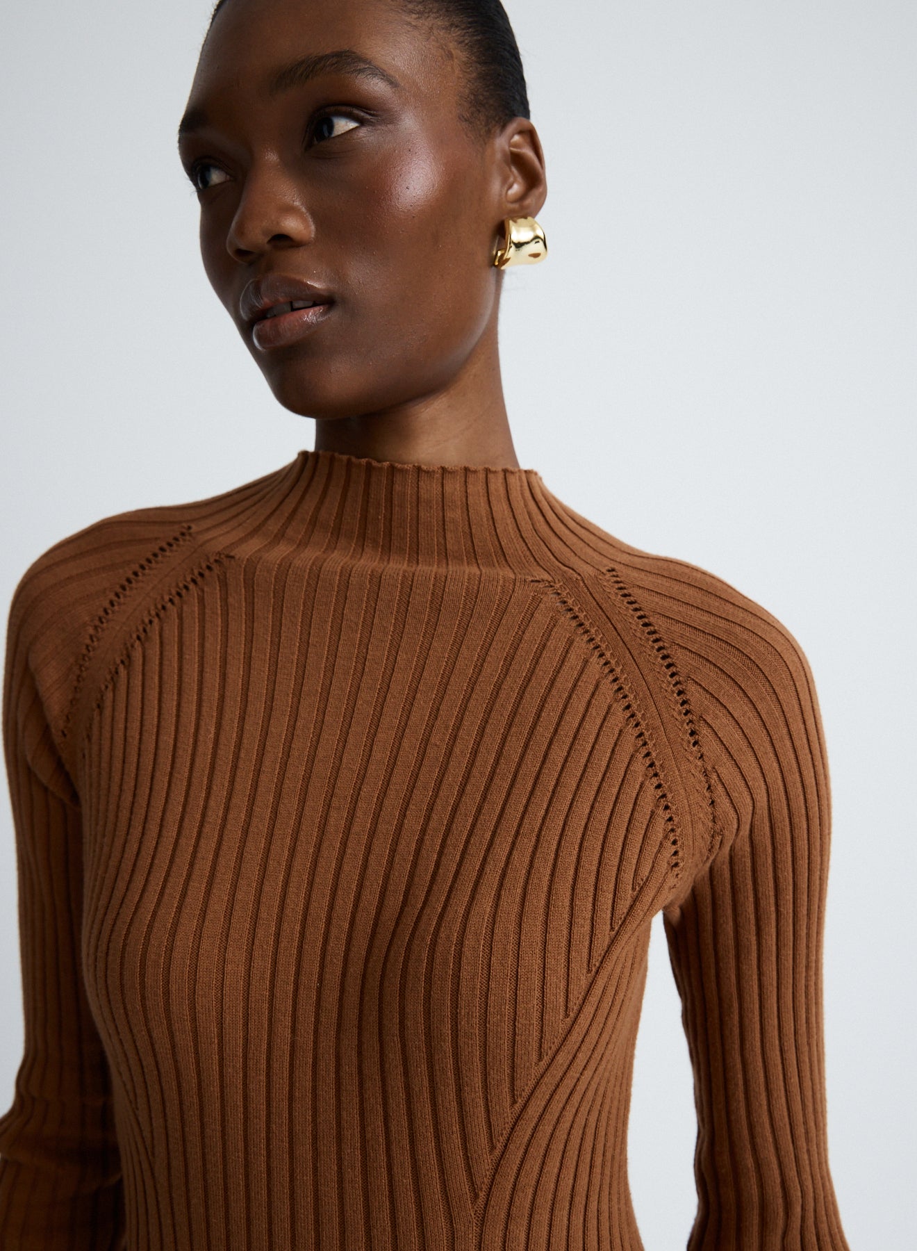 AUBREY DRESS (DARK COCOA)