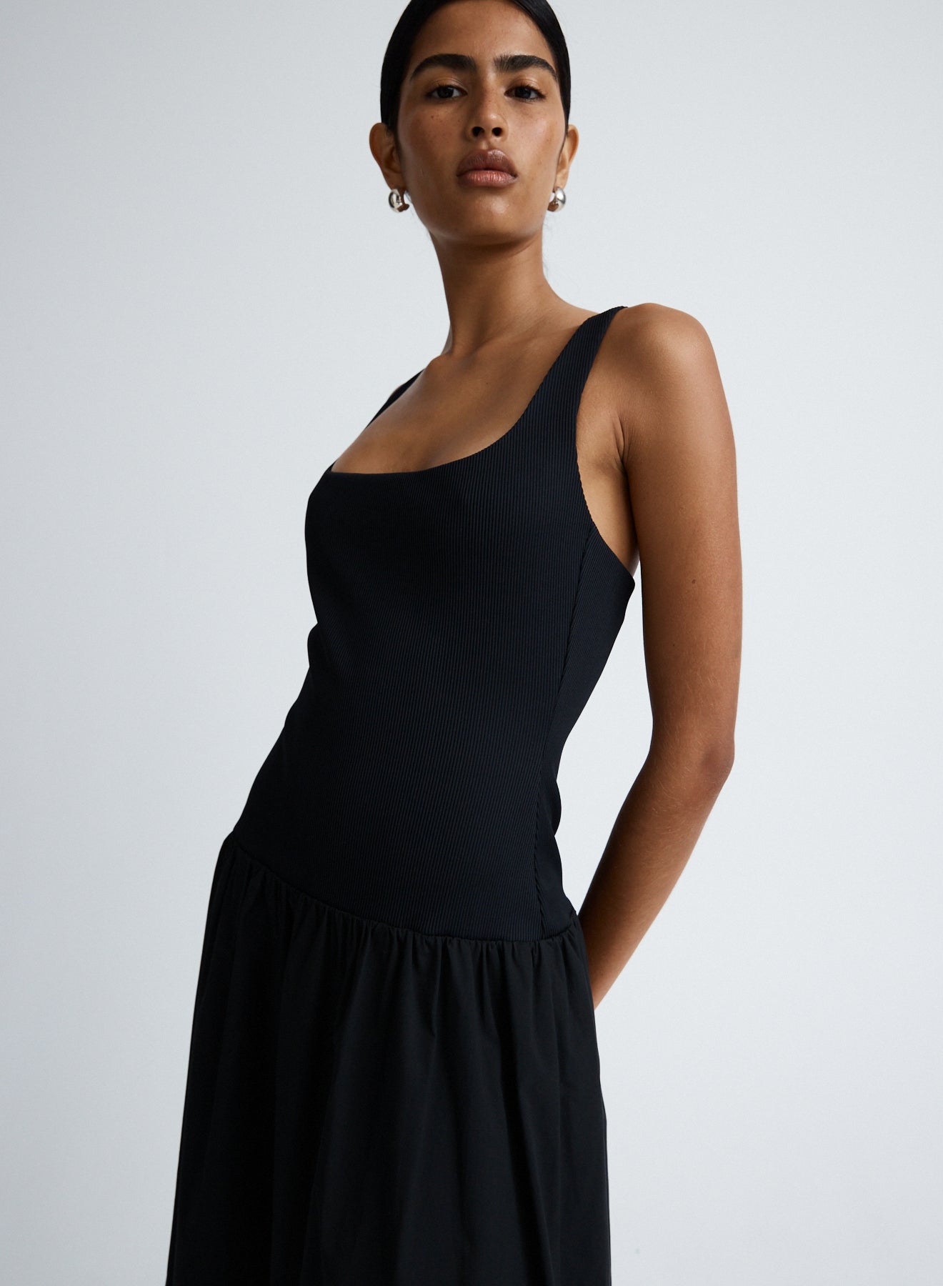 MALORIE DRESS (NOIR W/ EBONY)