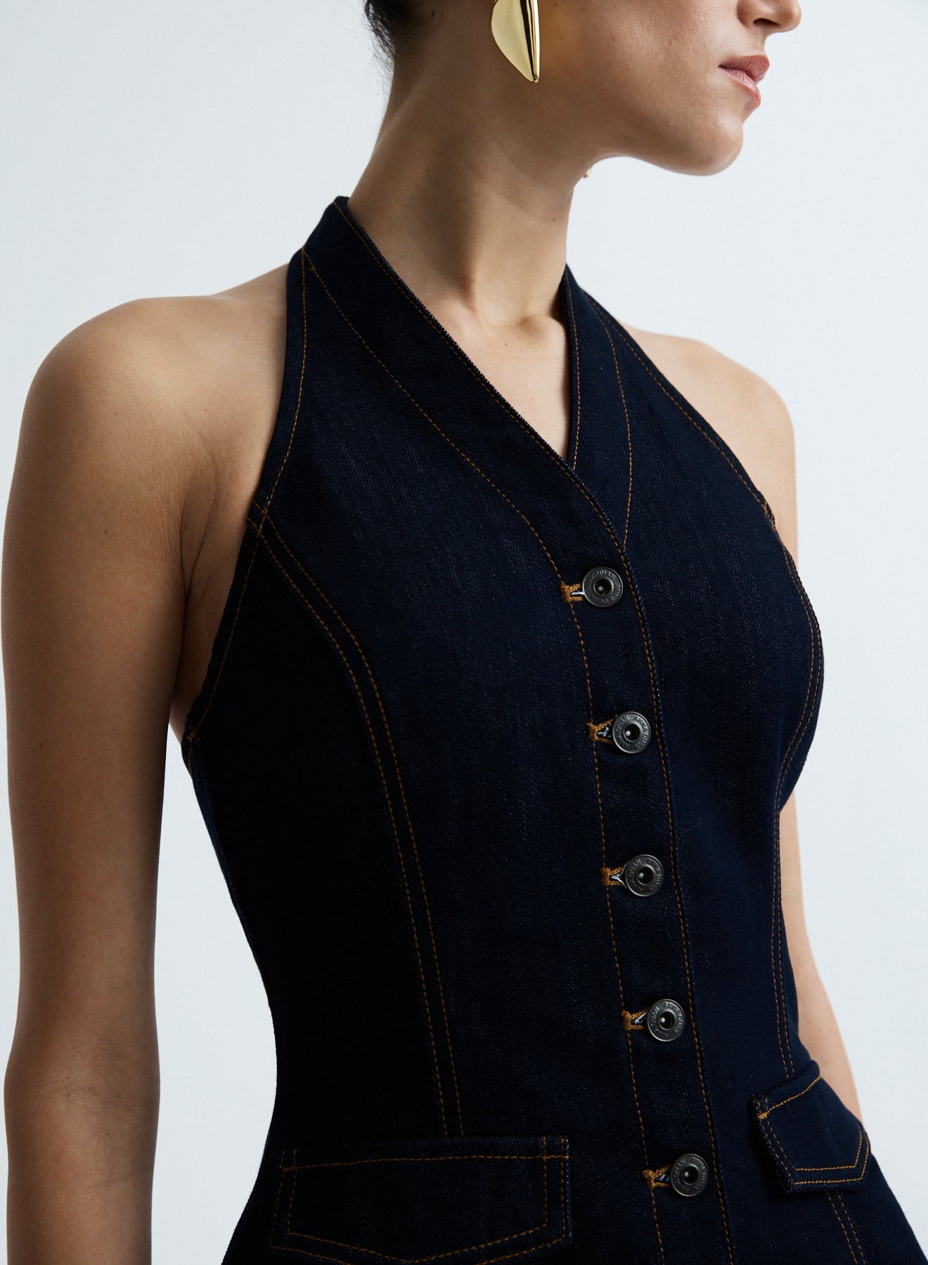 RHEA TOP (DARK INDIGO)