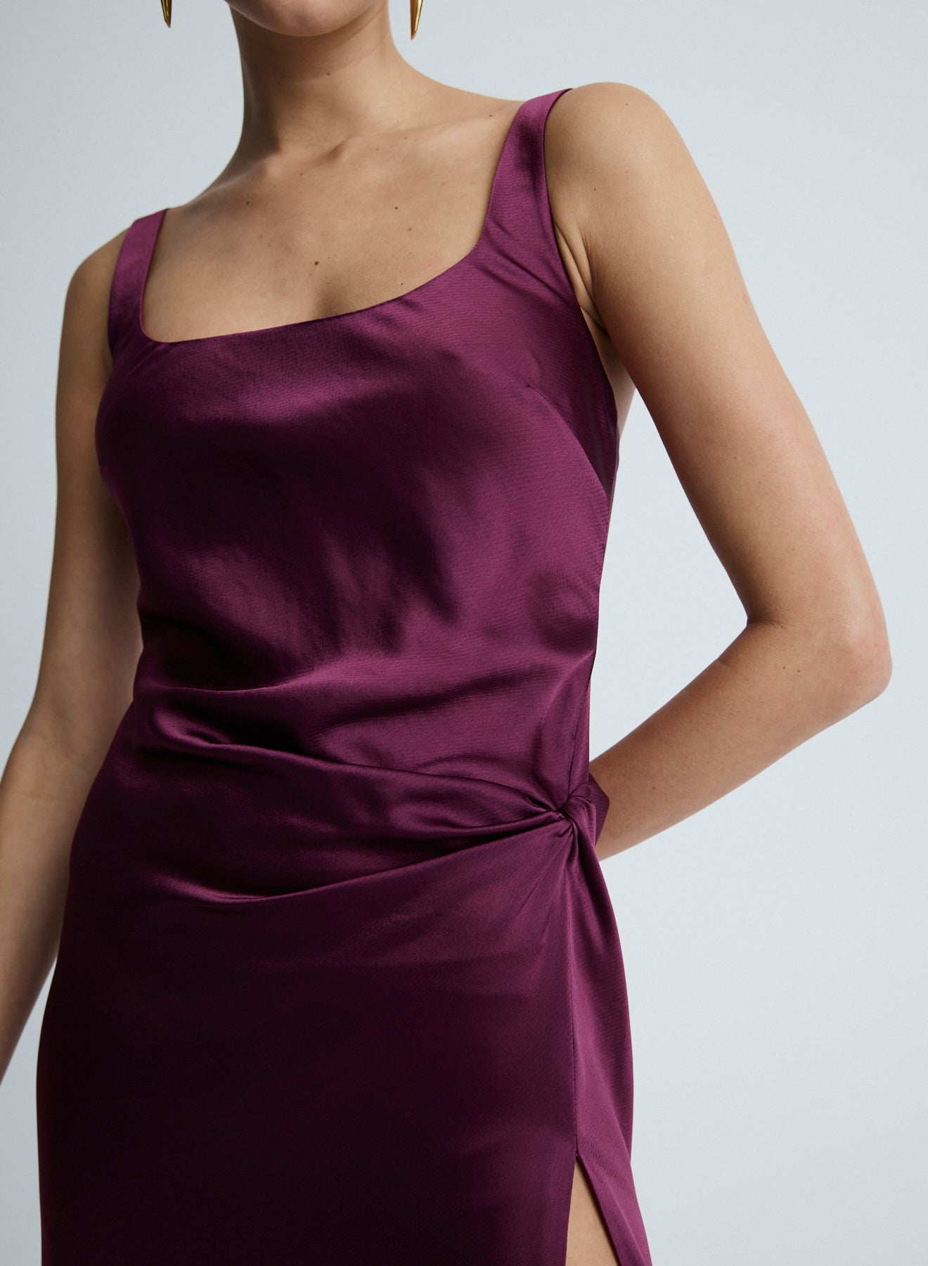 ETTA DRESS (GRAPE)