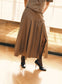 SABLE SKIRT (TAUPE BROWN)