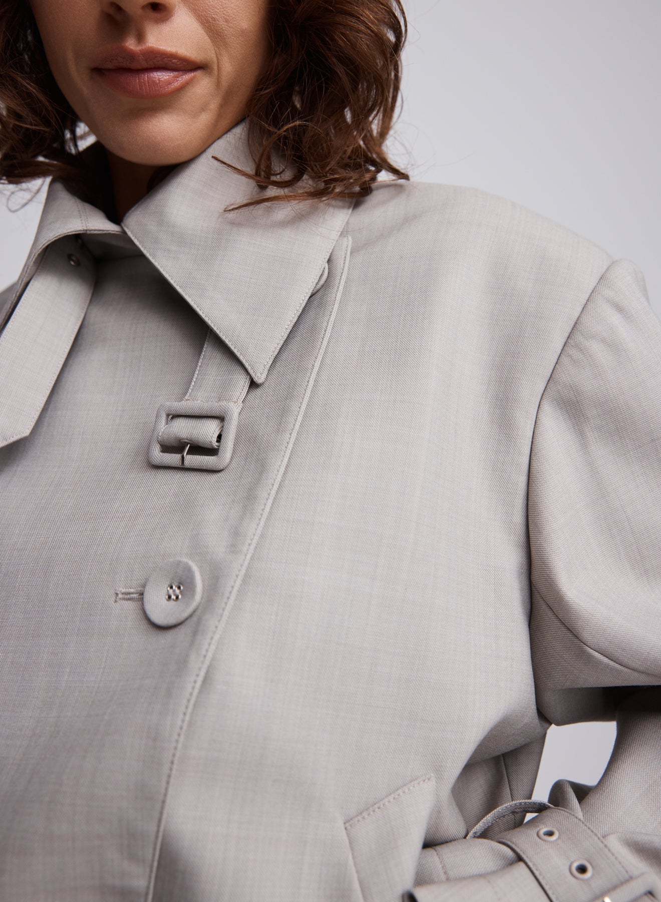 BOURDIN JACKET (CEMENT)
