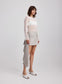 ASCOLI SKIRT (CEMENT)