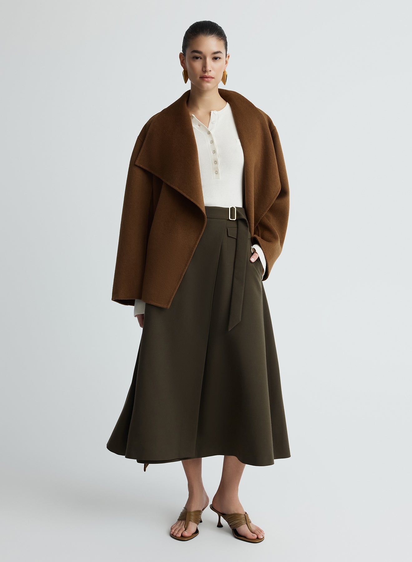 MARAIS COAT (CHESTNUT)