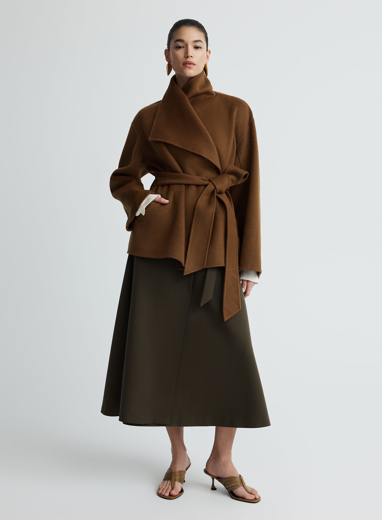 MARAIS COAT (CHESTNUT)