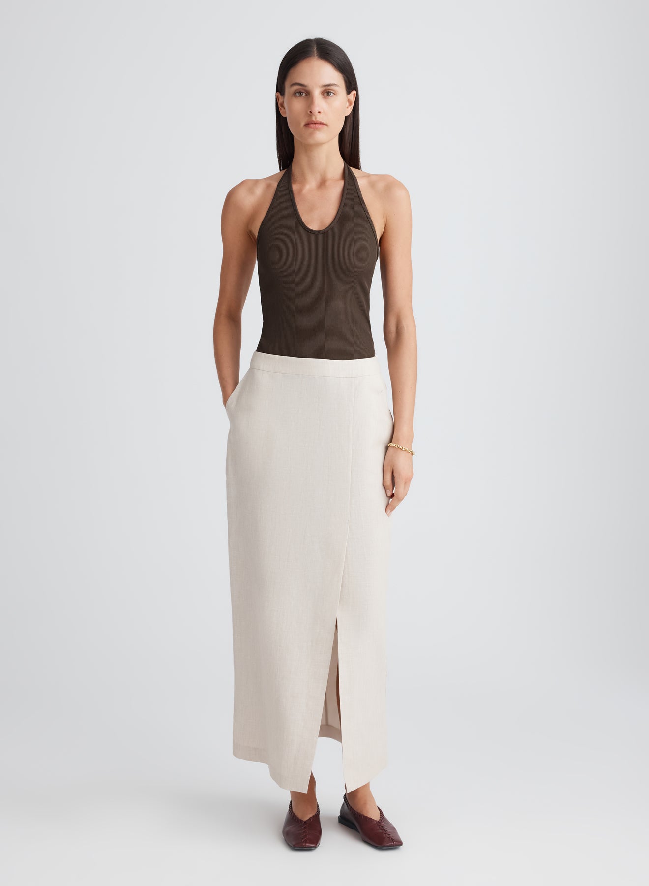 INDRA SKIRT (STONE)