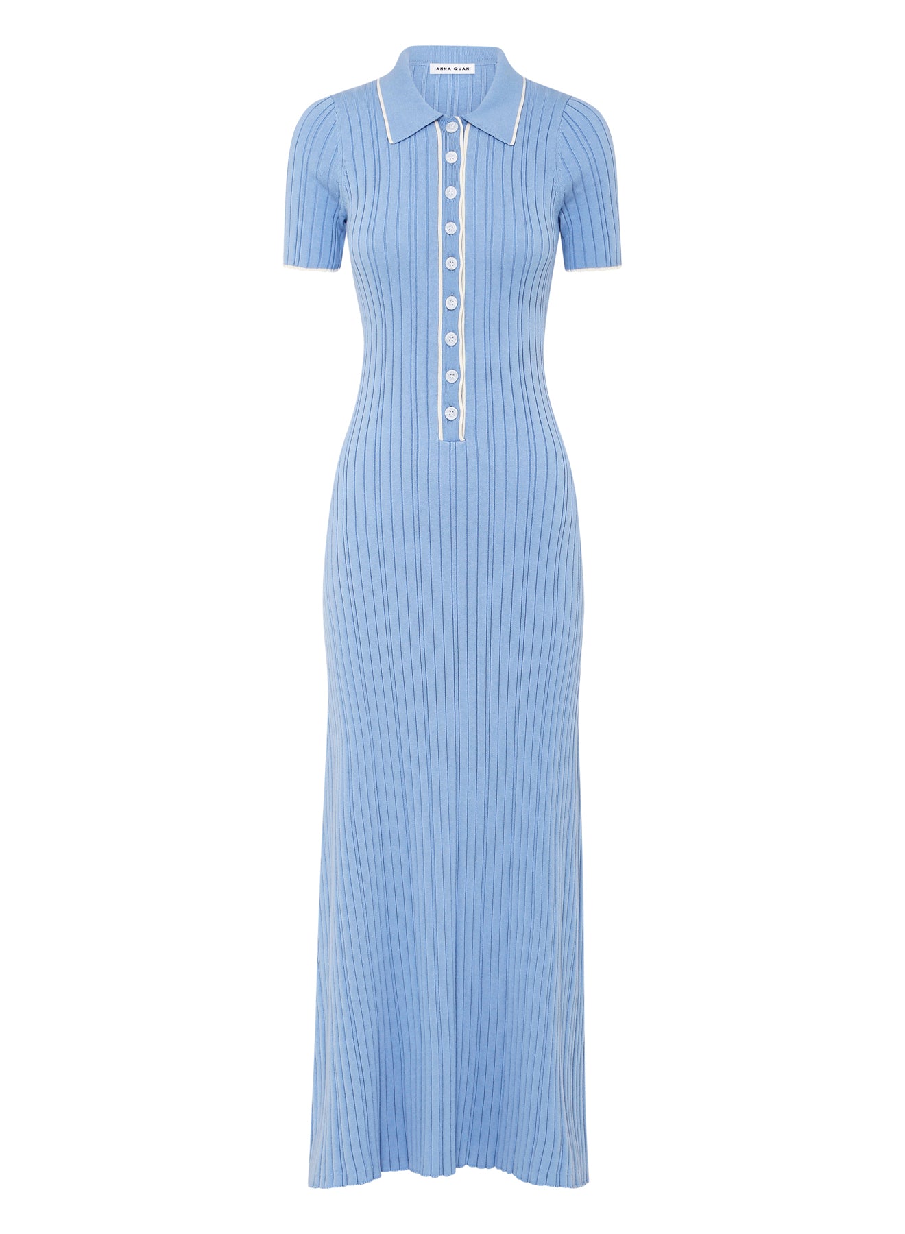 PENELOPE DRESS (SKY W/ TRIM)