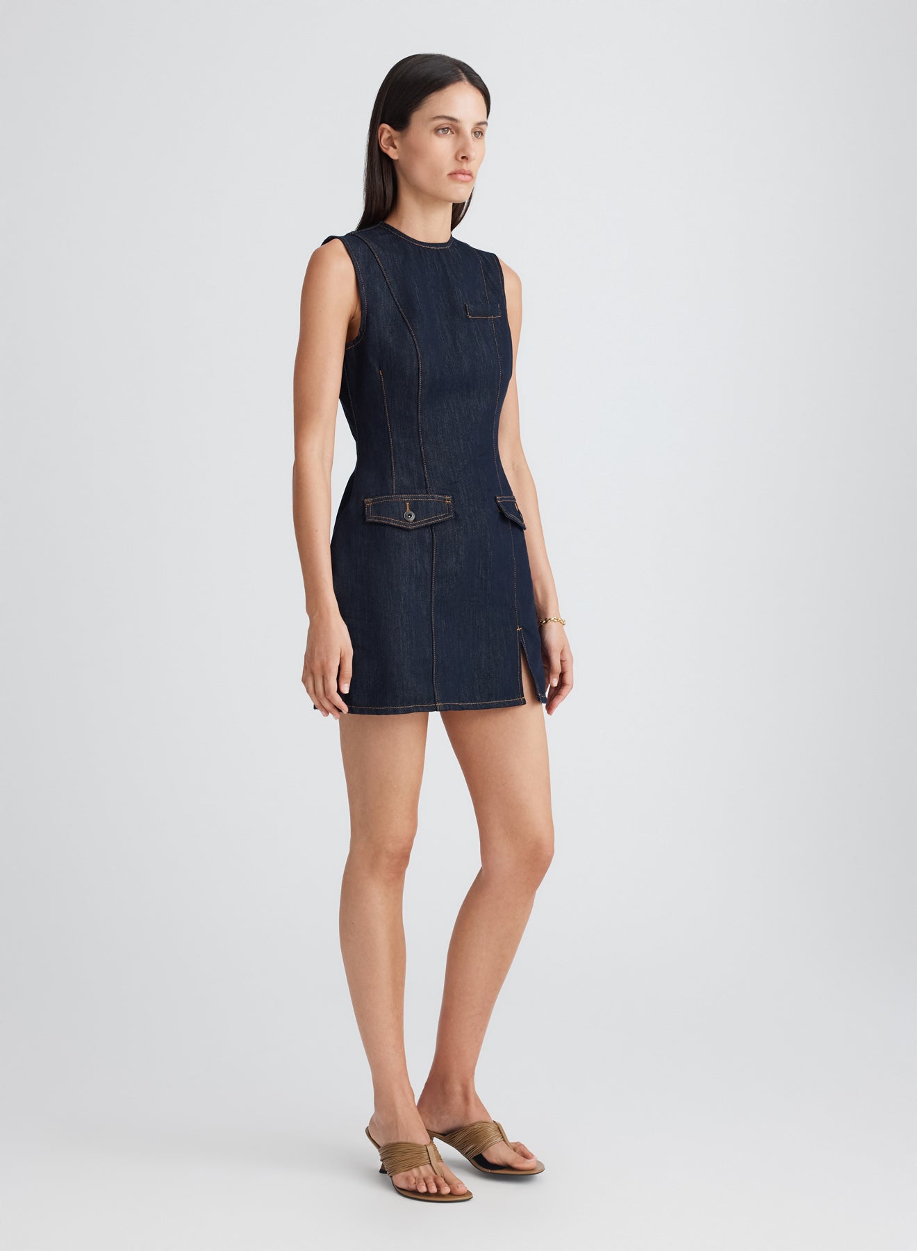 GIADA DRESS (DARK INDIGO)