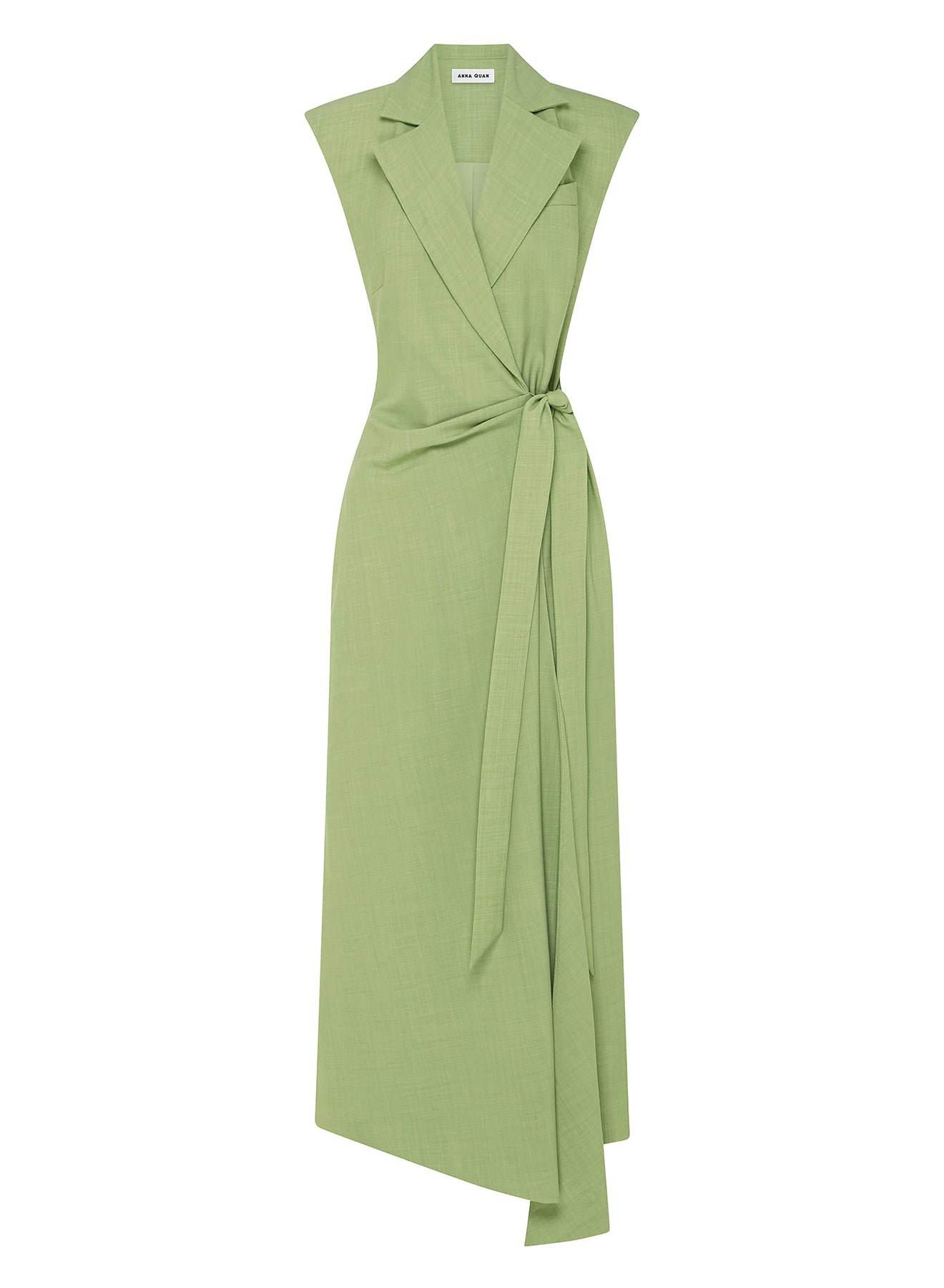 VICTORIA DRESS (GREEN MELANGE)