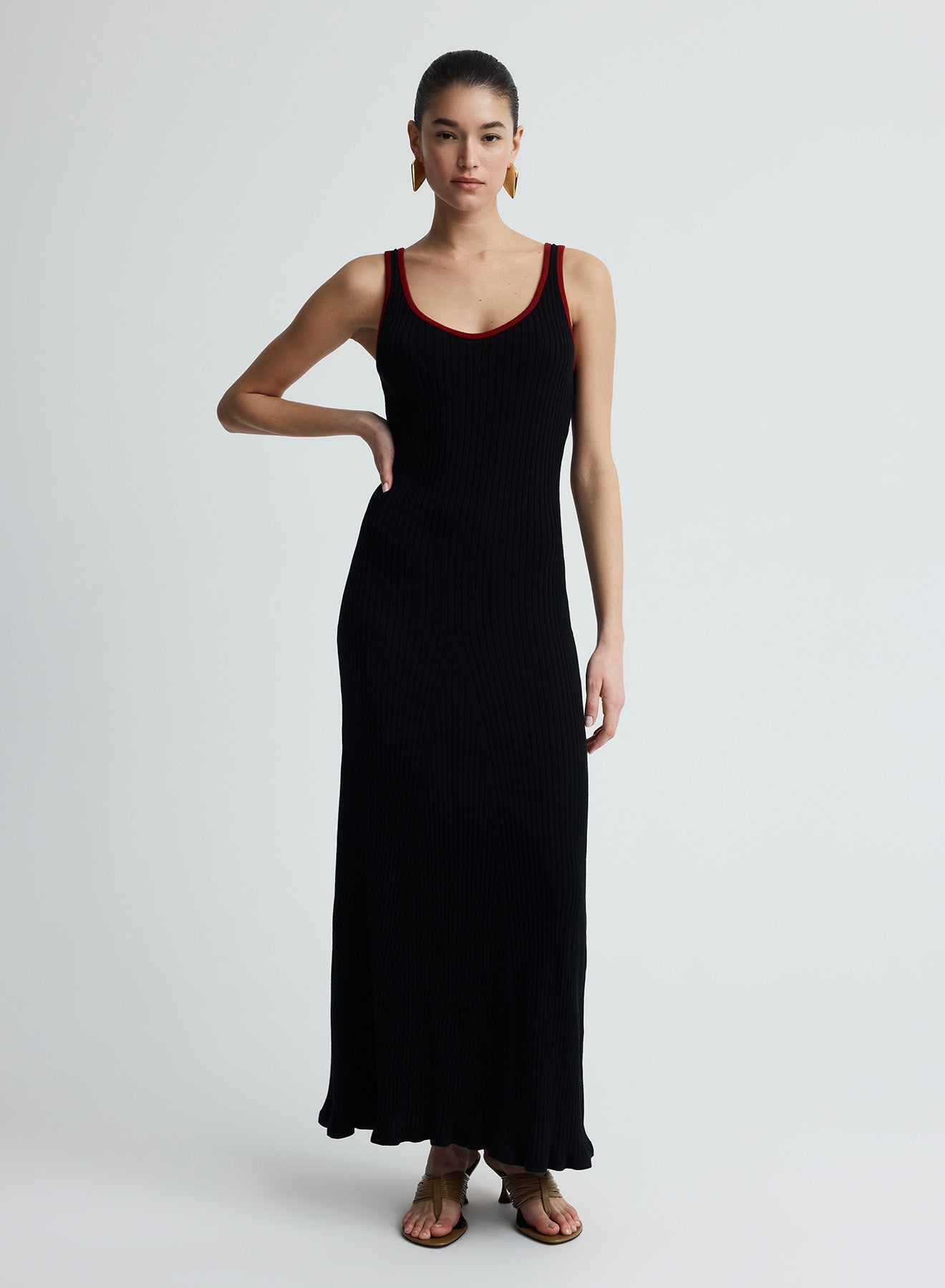 TAHLIA DRESS (RAVEN W/ SANGRIA)