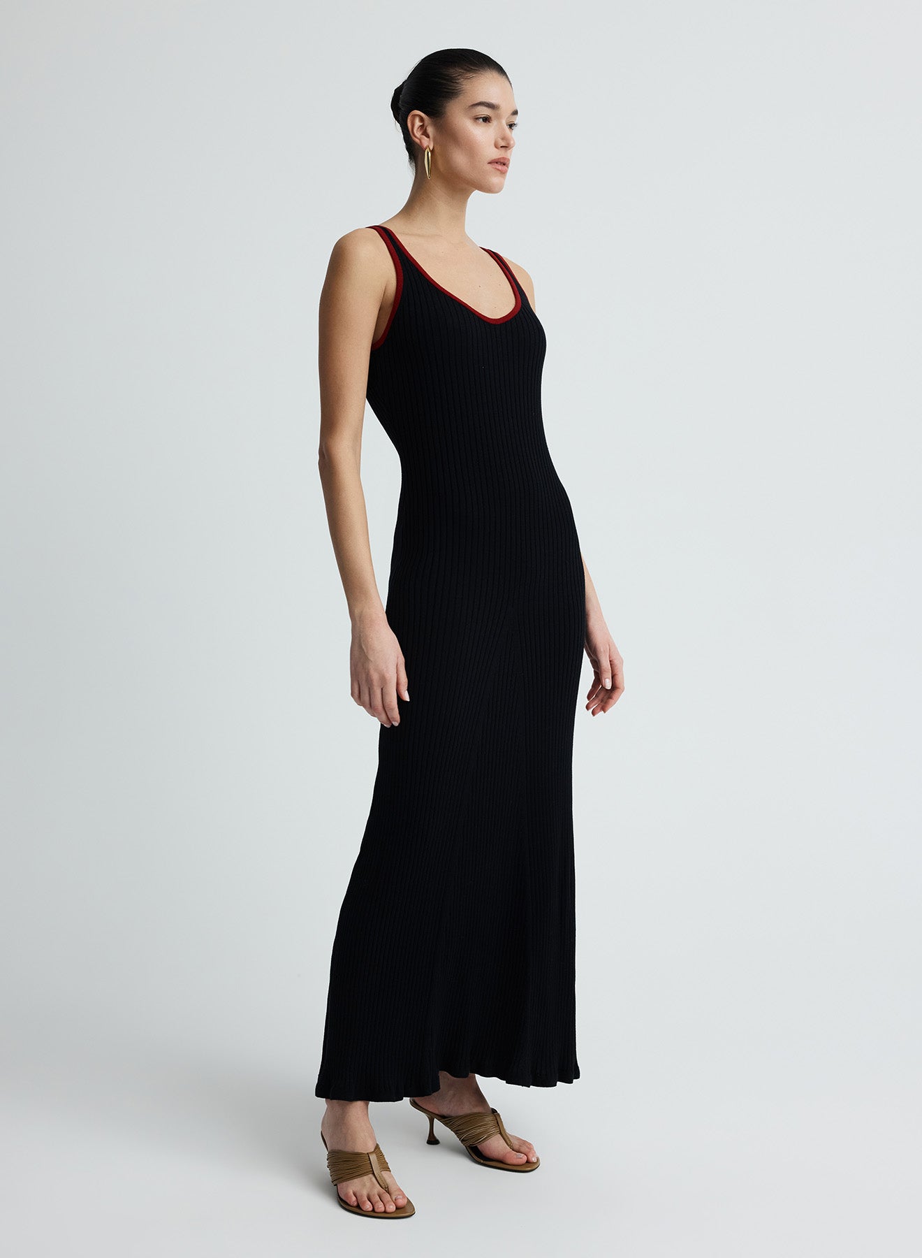 TAHLIA DRESS (RAVEN W/ SANGRIA)