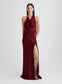 PETA DRESS (WINE)