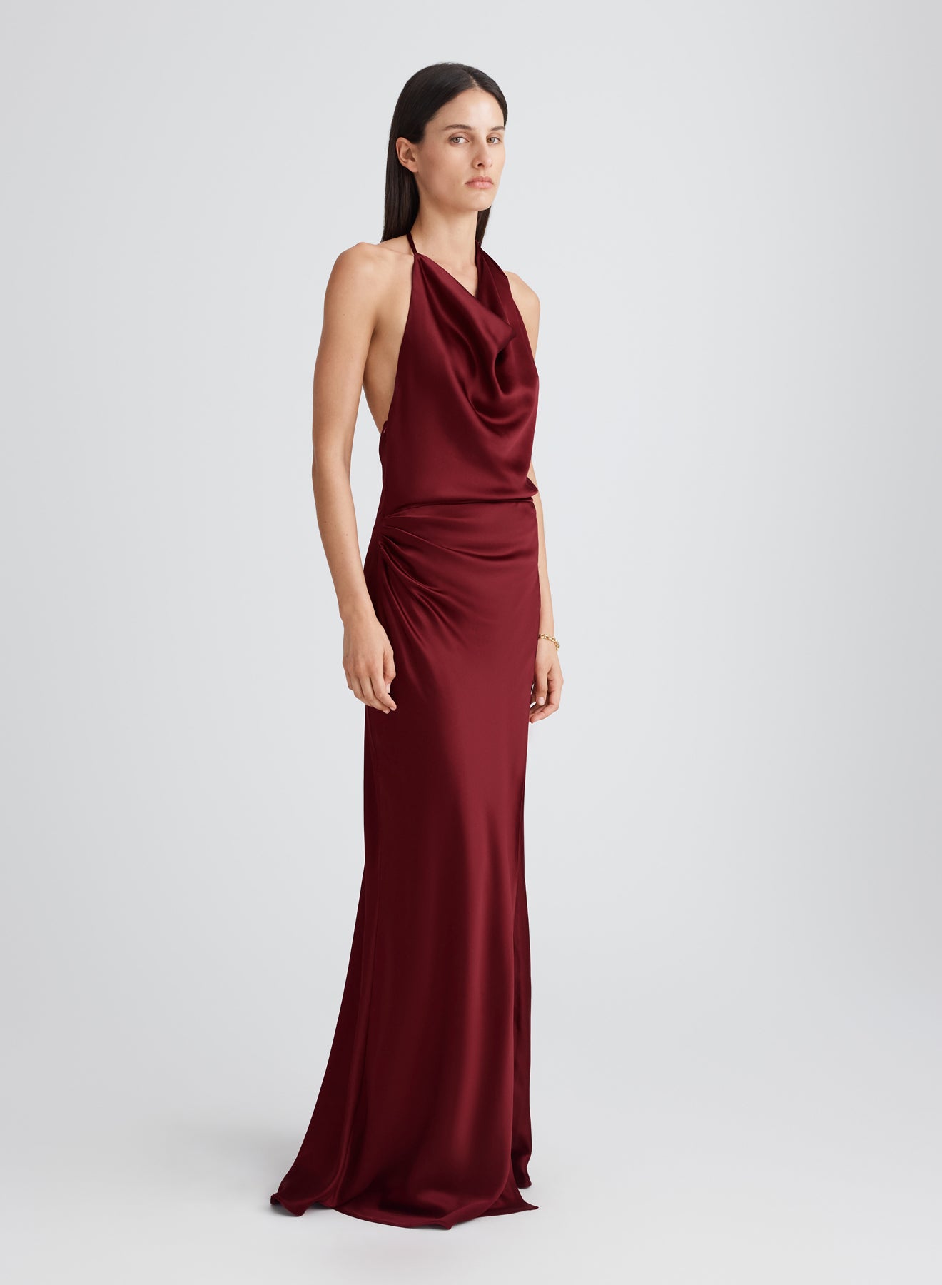 PETA DRESS (WINE)