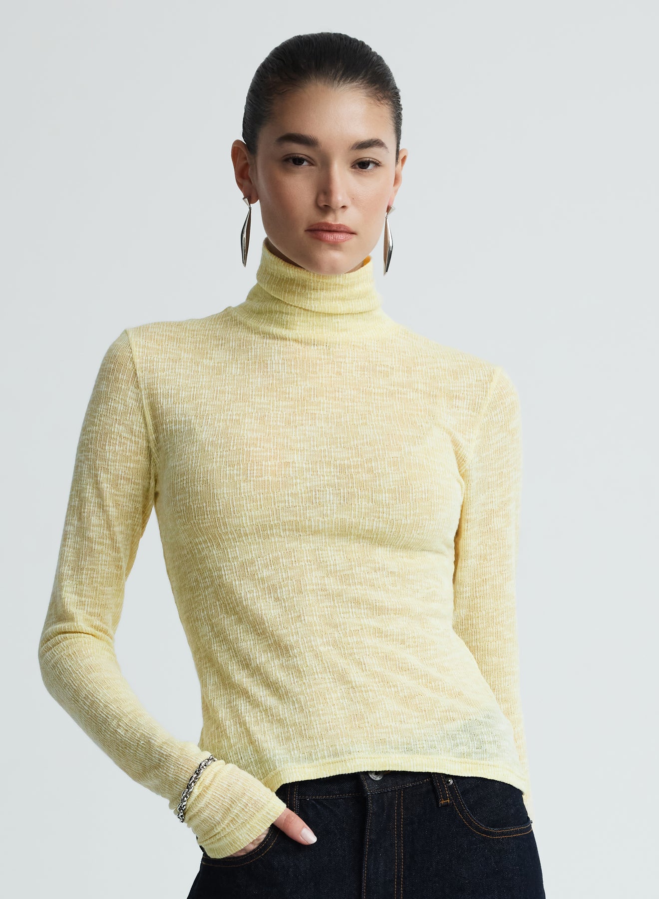 SYLVIE TOP (YELLOW JERSEY)