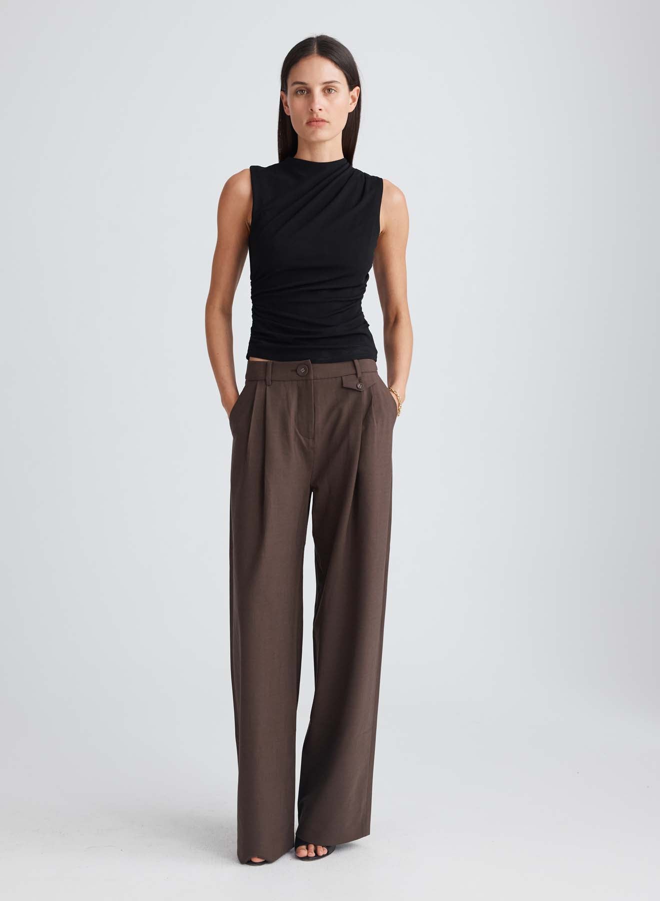 NICO PANTS (CHOCOLATE)