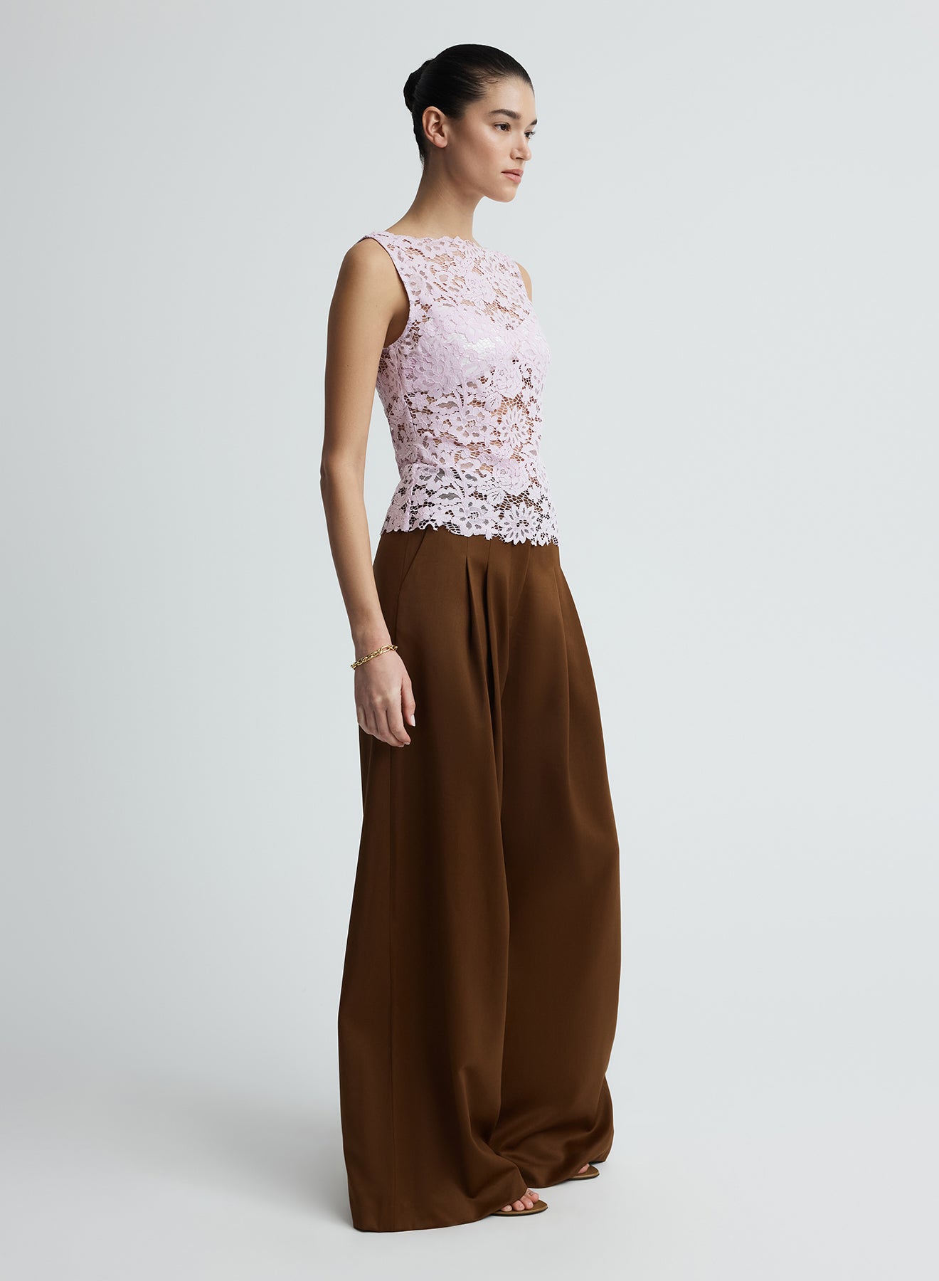 LUELLA TOP (PURPLE LACE)