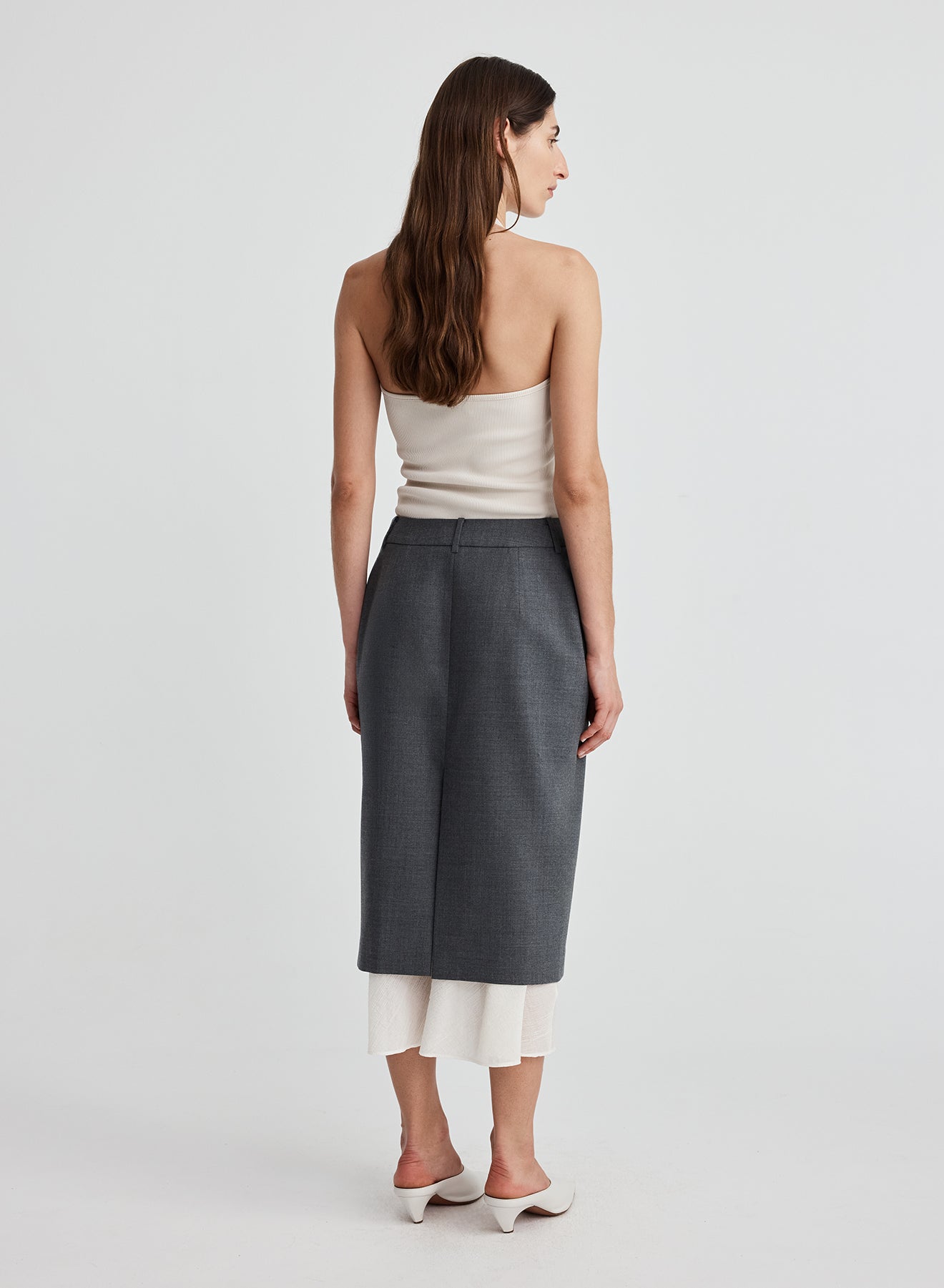 RACHELLE SKIRT (GREY/SHELL)