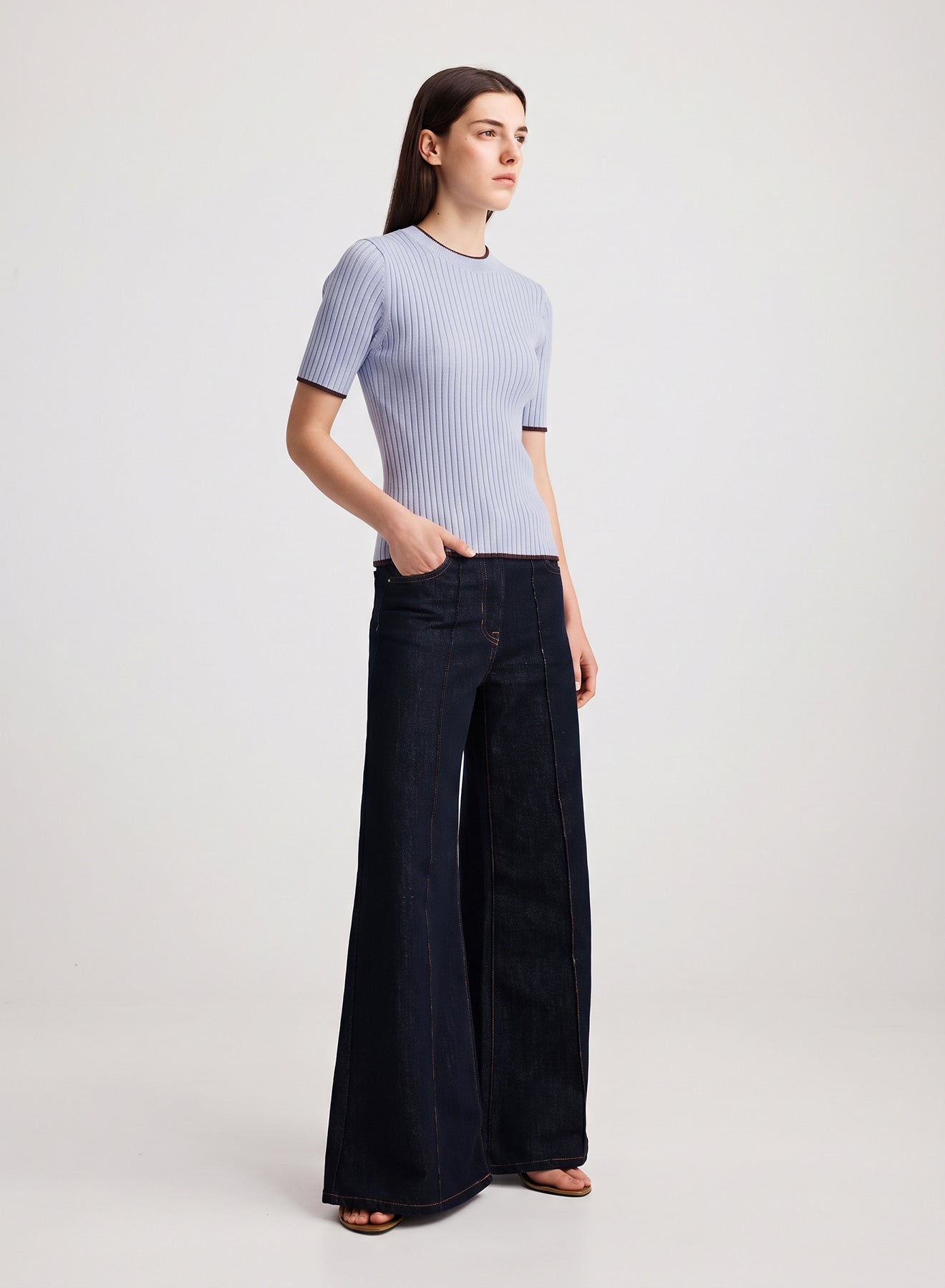 BEBE TOP (IRIS/ESPRESSO)