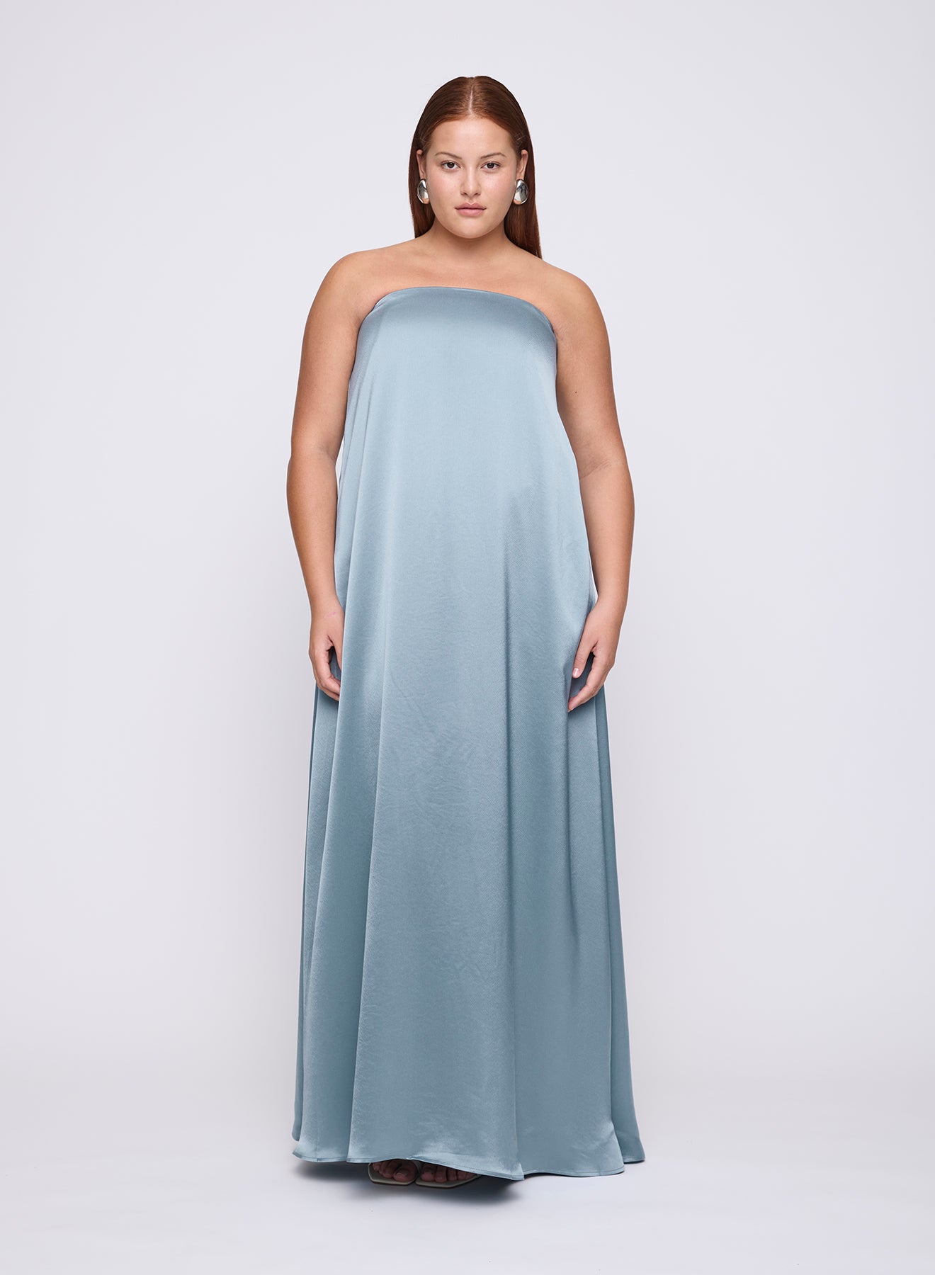 DELFINA DRESS (STEEL)