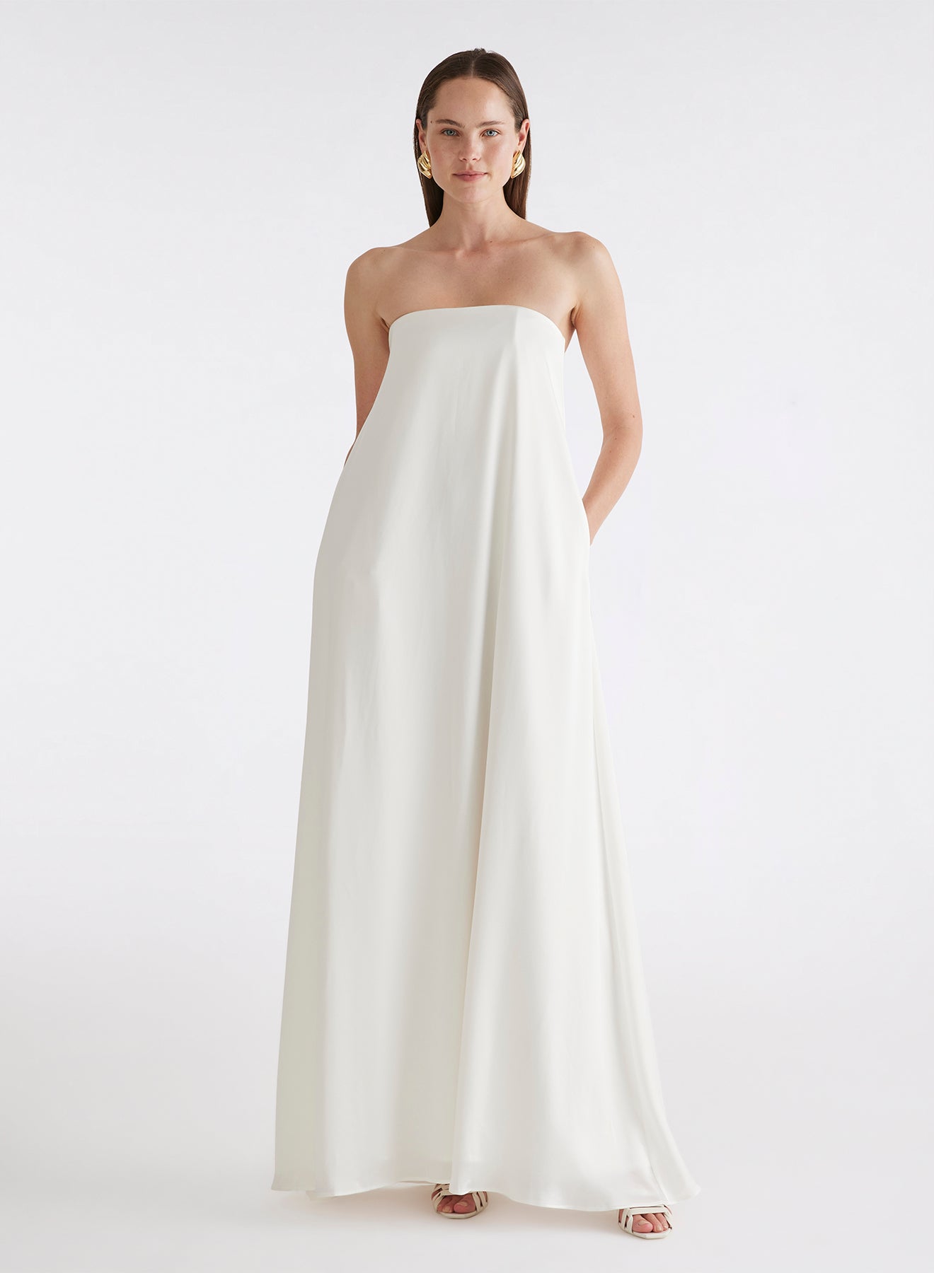 DELFINA DRESS (IVORY)