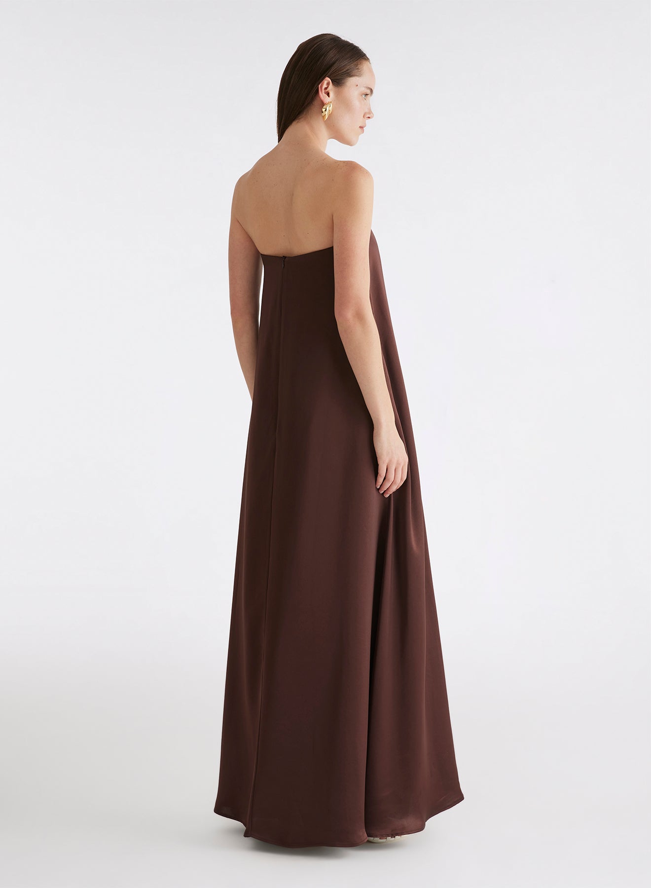 DELFINA DRESS (SHAVED CHOCOLATE)