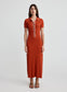PENELOPE DRESS (PERSIMMON/GLACIER)