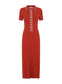 PENELOPE DRESS (PERSIMMON/GLACIER)