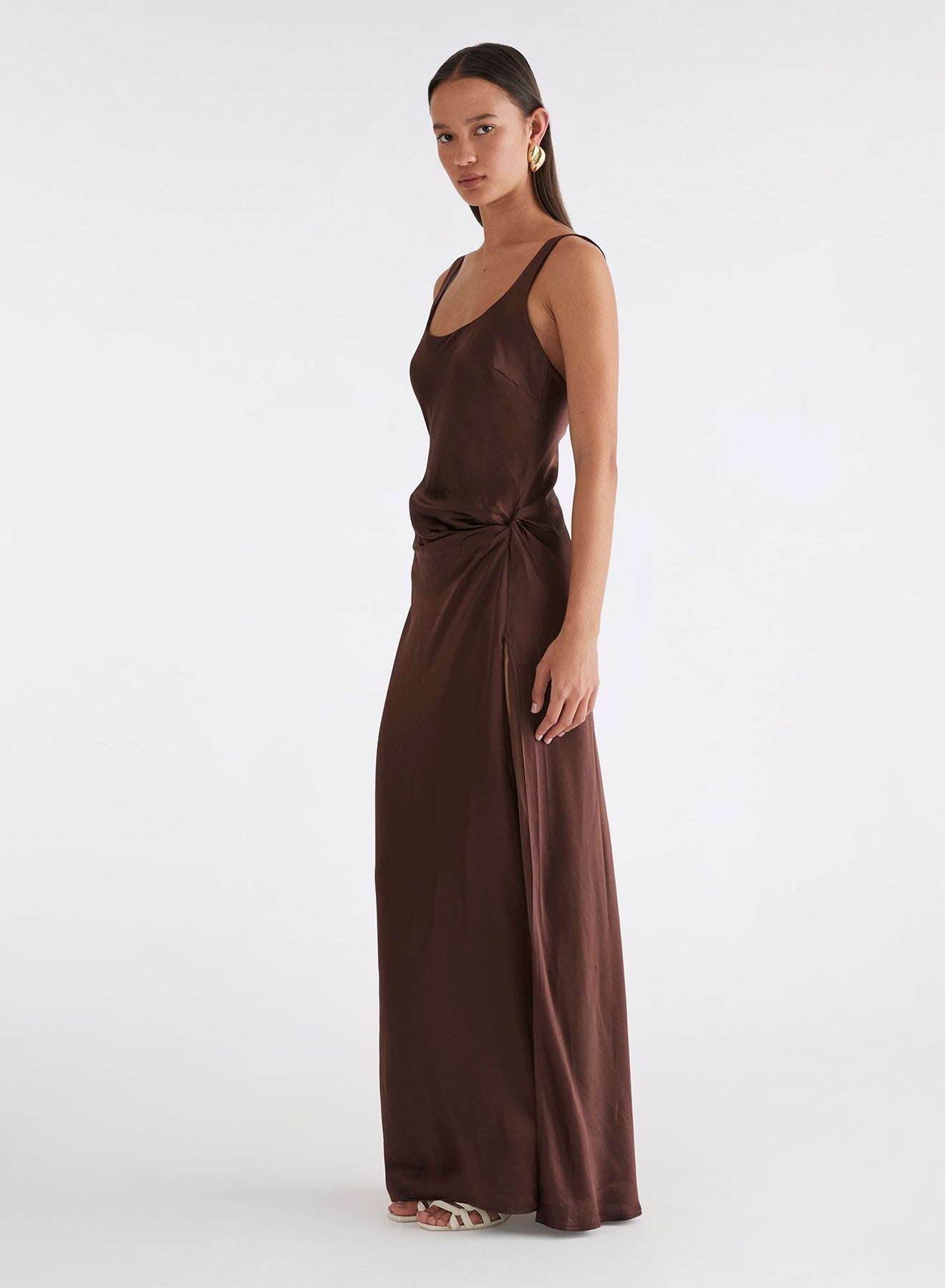 anna quan brown dress OPHELIA DRESS (GRAPE) ANNA QUAN US