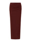 VESPER SKIRT (BURGUNDY)