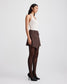 CORA SKIRT (BROWN CHALK STRIPE)