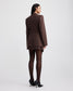 CORA SKIRT (BROWN CHALK STRIPE)