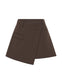 CORA SKIRT (BROWN CHALK STRIPE)