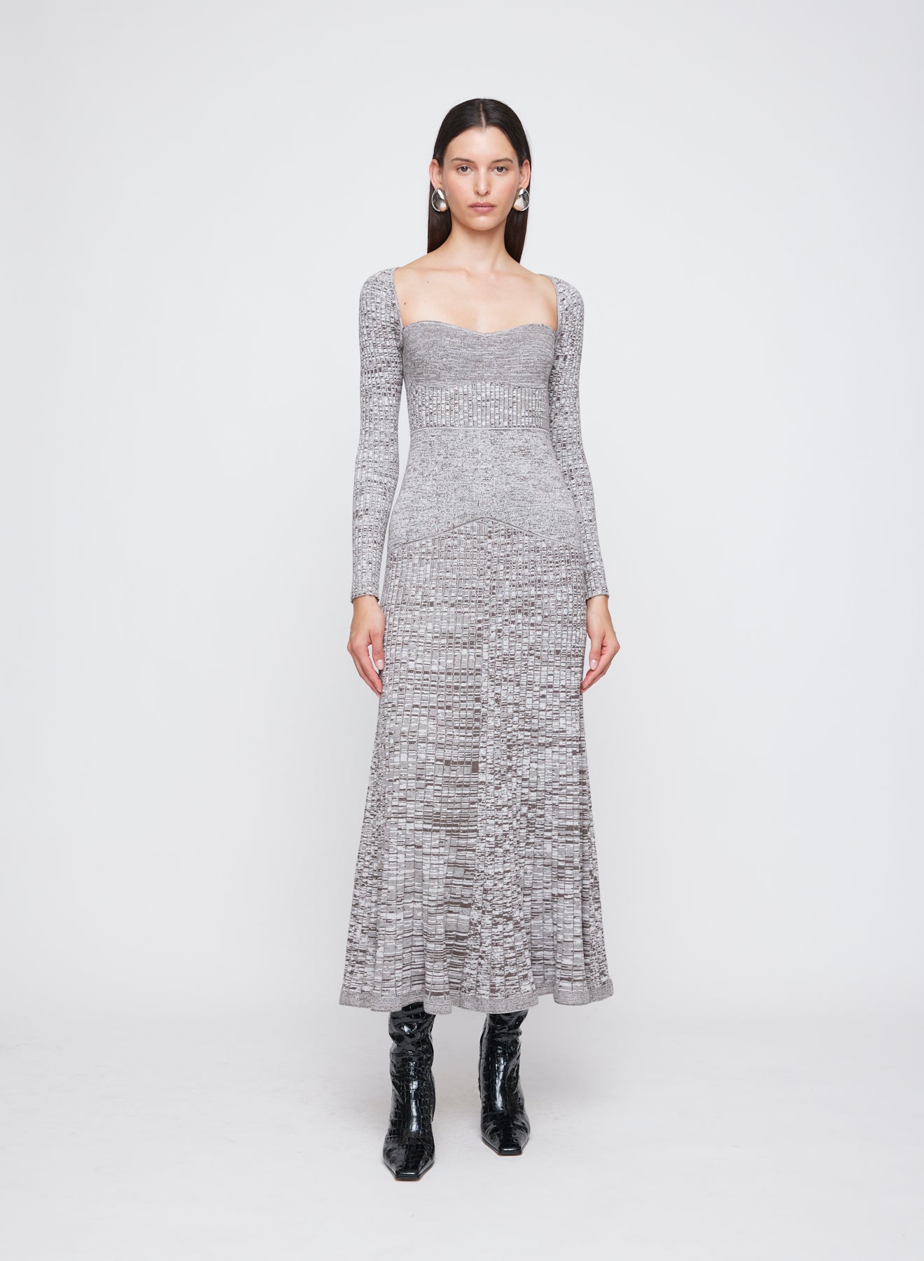 ABIGAIL DRESS (PEWTER)