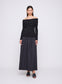 MORGAN DRESS (NOIR W/ SHADE)