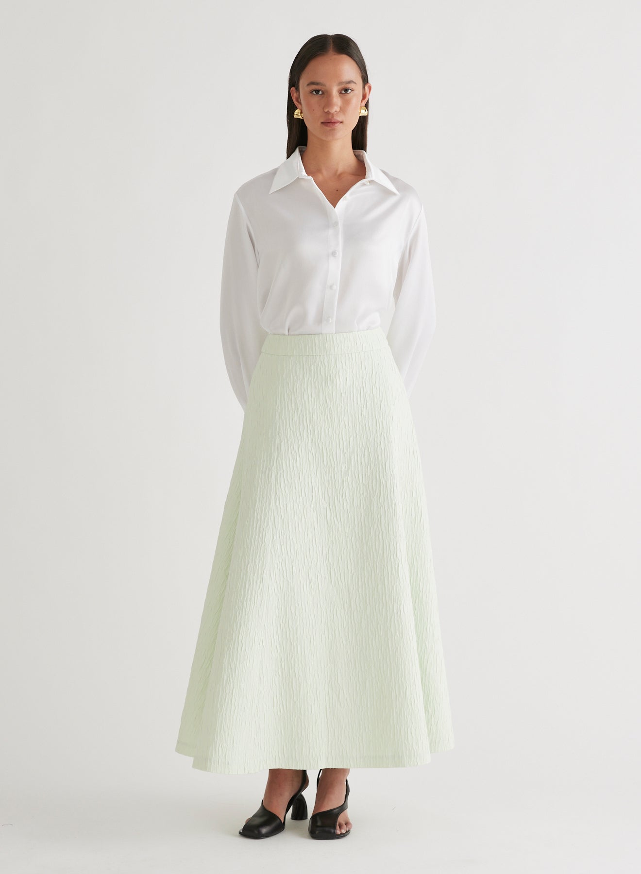 CLARA SKIRT (PISTACHIO)